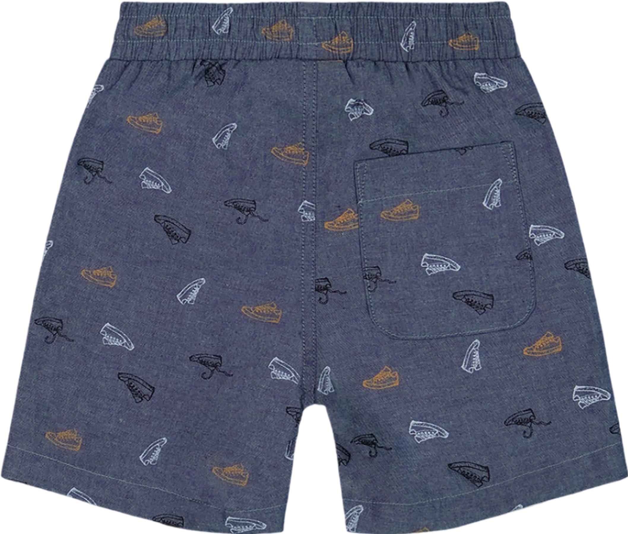 Product gallery image number 2 for product Printed Chambray Shorts - Little Boy