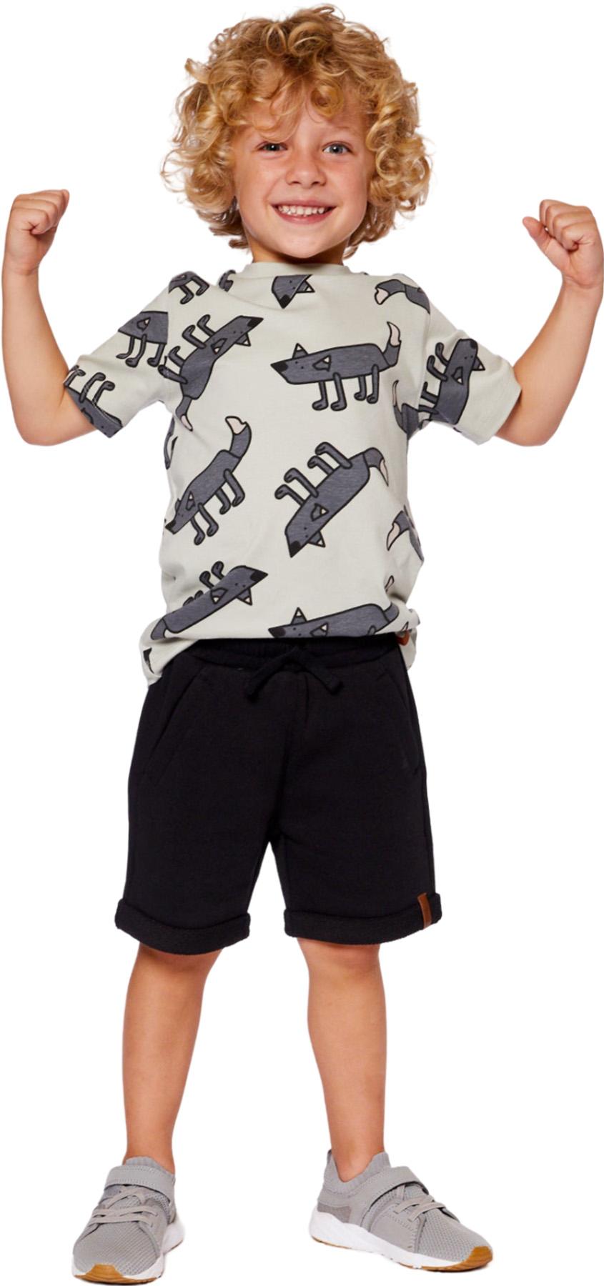 Product gallery image number 3 for product Slant Pockets Solid French Terry Shorts - Little Boy