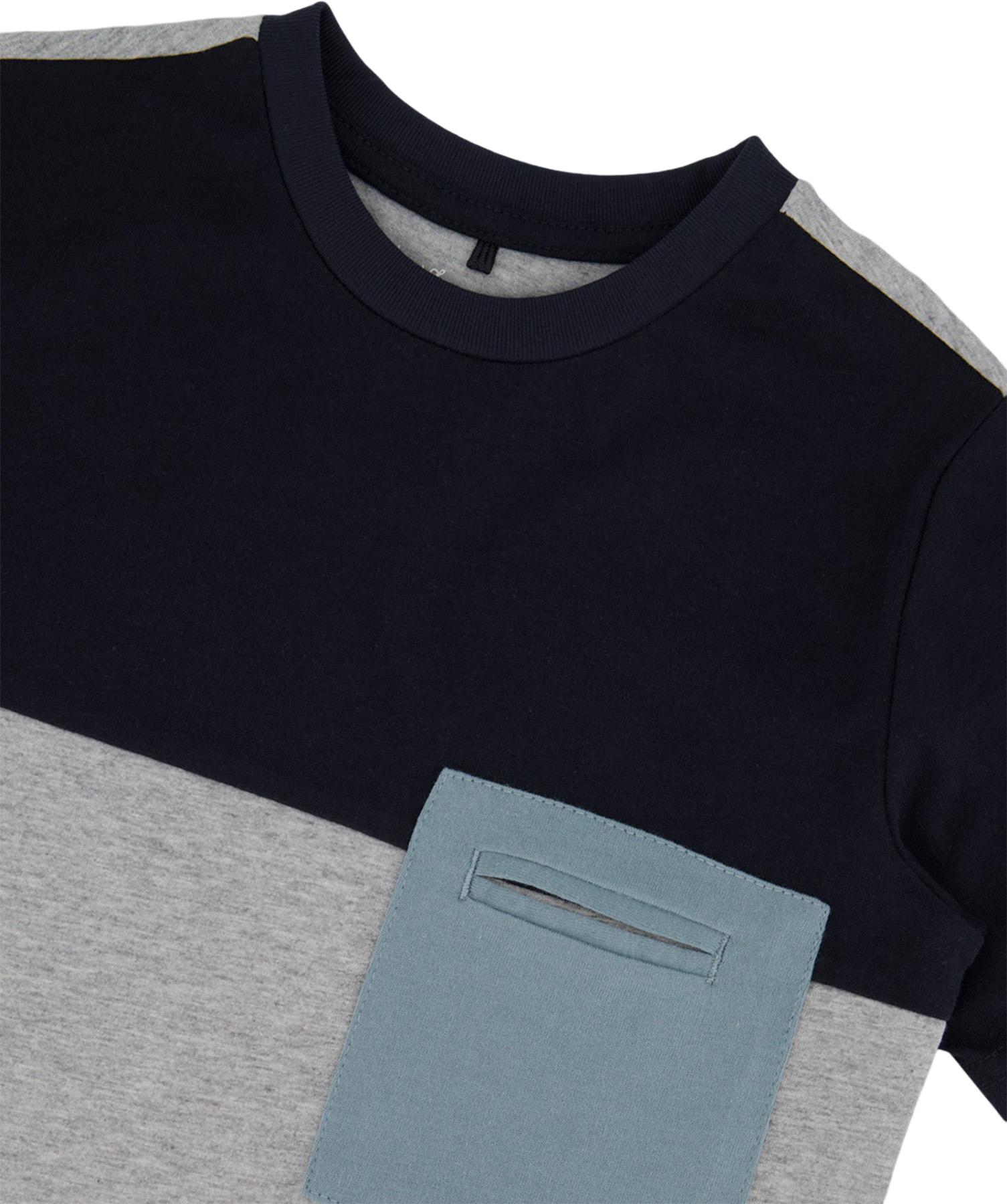Product gallery image number 3 for product Organic Cotton Colorblock T-Shirt - Little Boy
