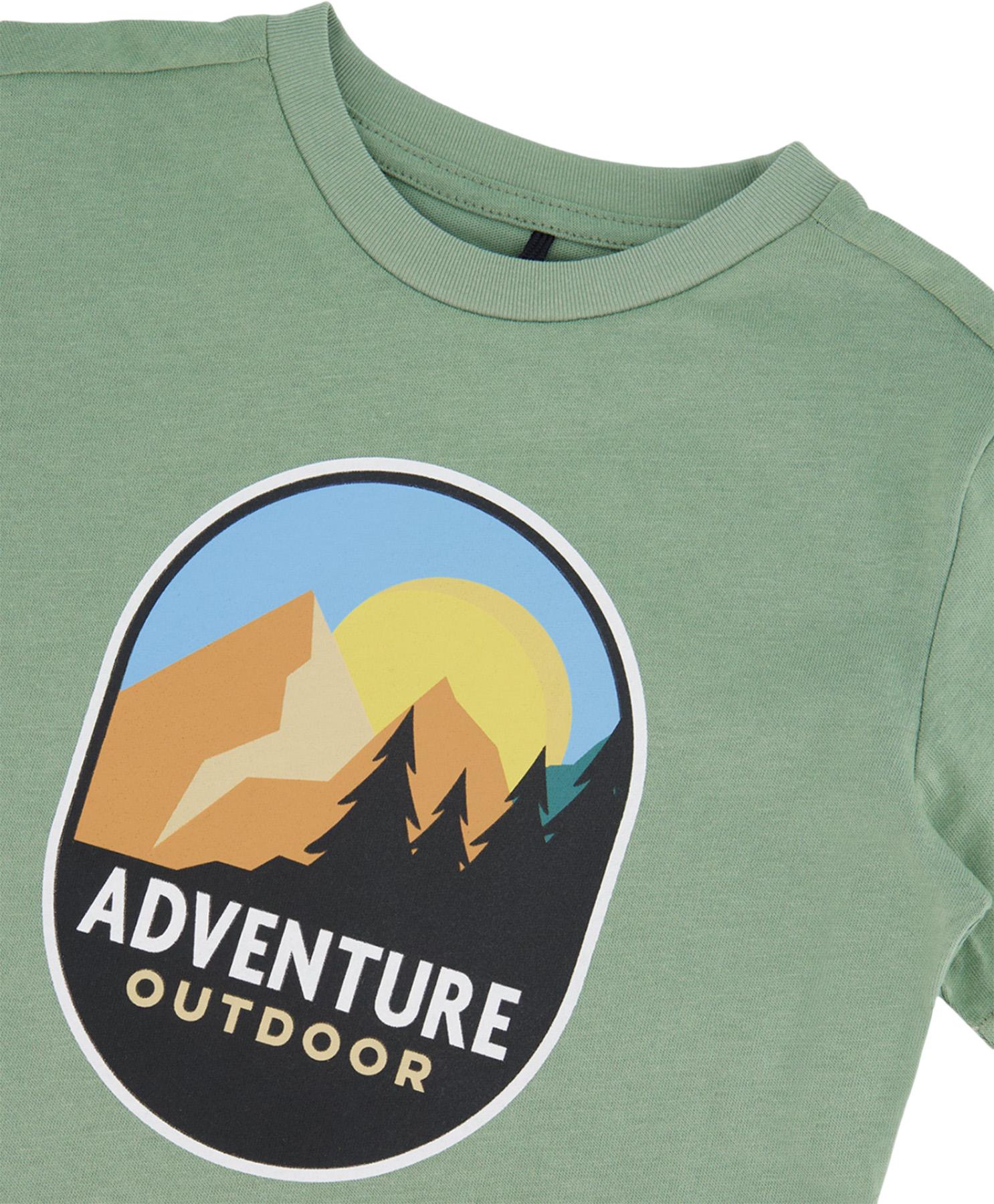 Product gallery image number 3 for product Outdoor Organic Cotton Graphic T-Shirt - Big Boy