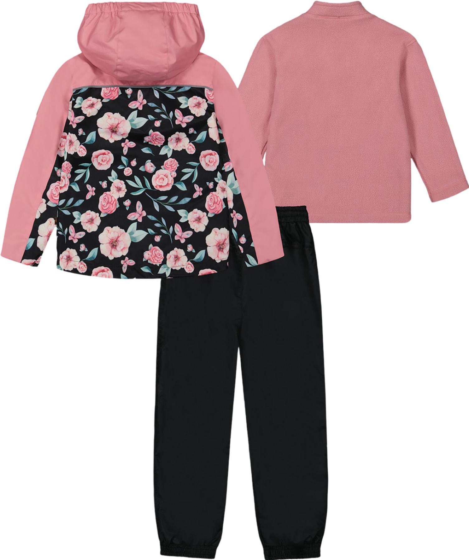 Product gallery image number 2 for product 3-in-1 Two-Piece Mid-Season Outerwear Set with Protected Zipper Jacket - Baby Girl