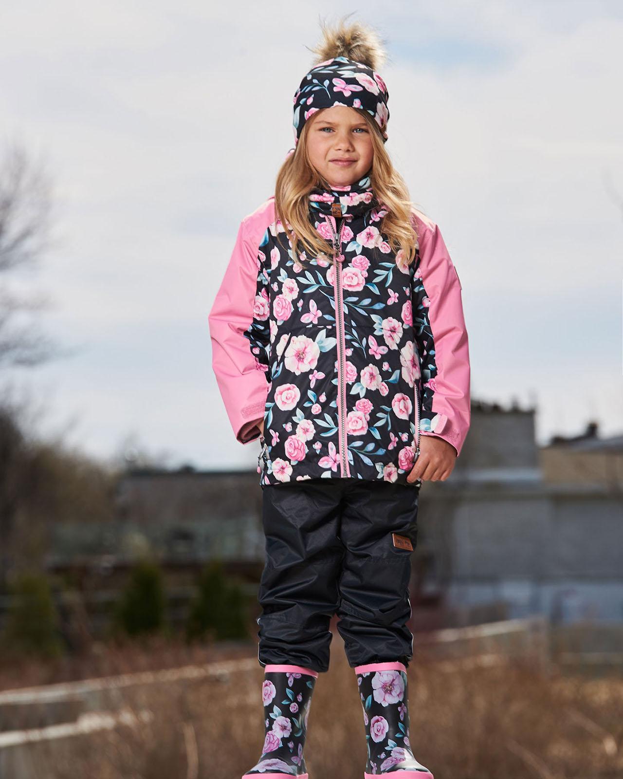 Product gallery image number 4 for product 3-in-1 Two-Piece Mid-Season Outerwear Set with Protected Zipper Jacket - Baby Girl