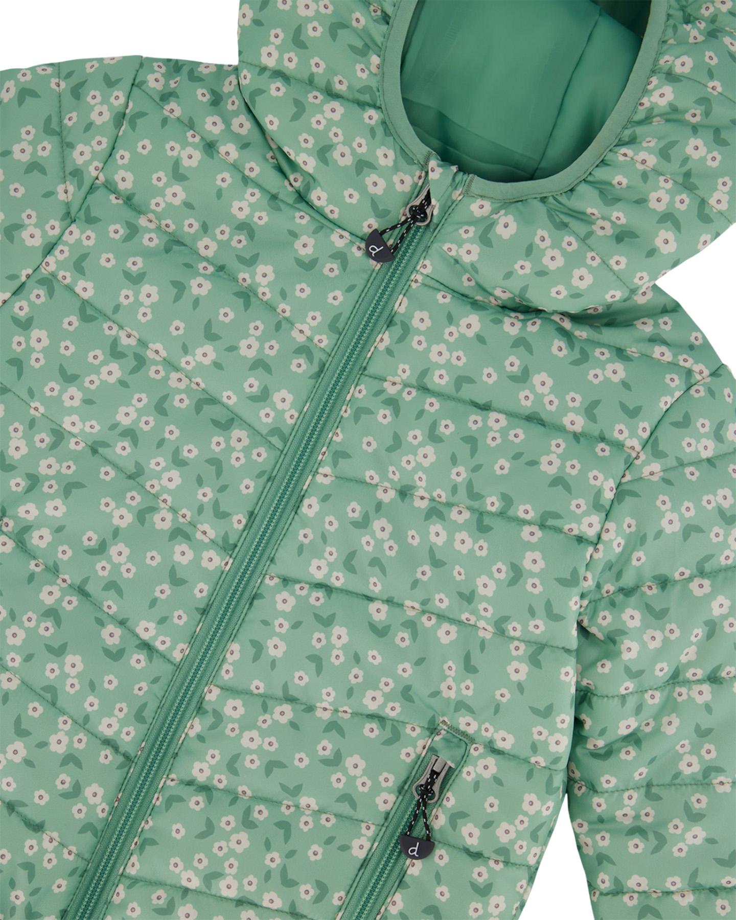 Product gallery image number 4 for product Printed Quilted Mid-Season Jacket - Little Girl
