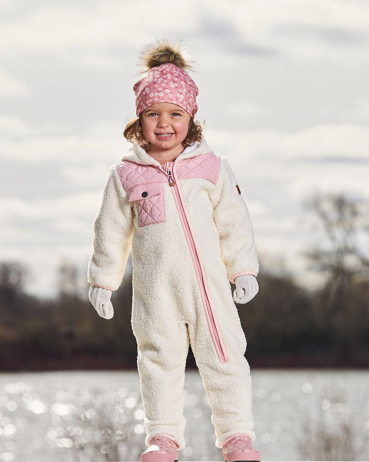 Numéro de l'image de la galerie de produits 4 pour le produit Habit de mi-saison une-pièce en sherpa - Bébé fille