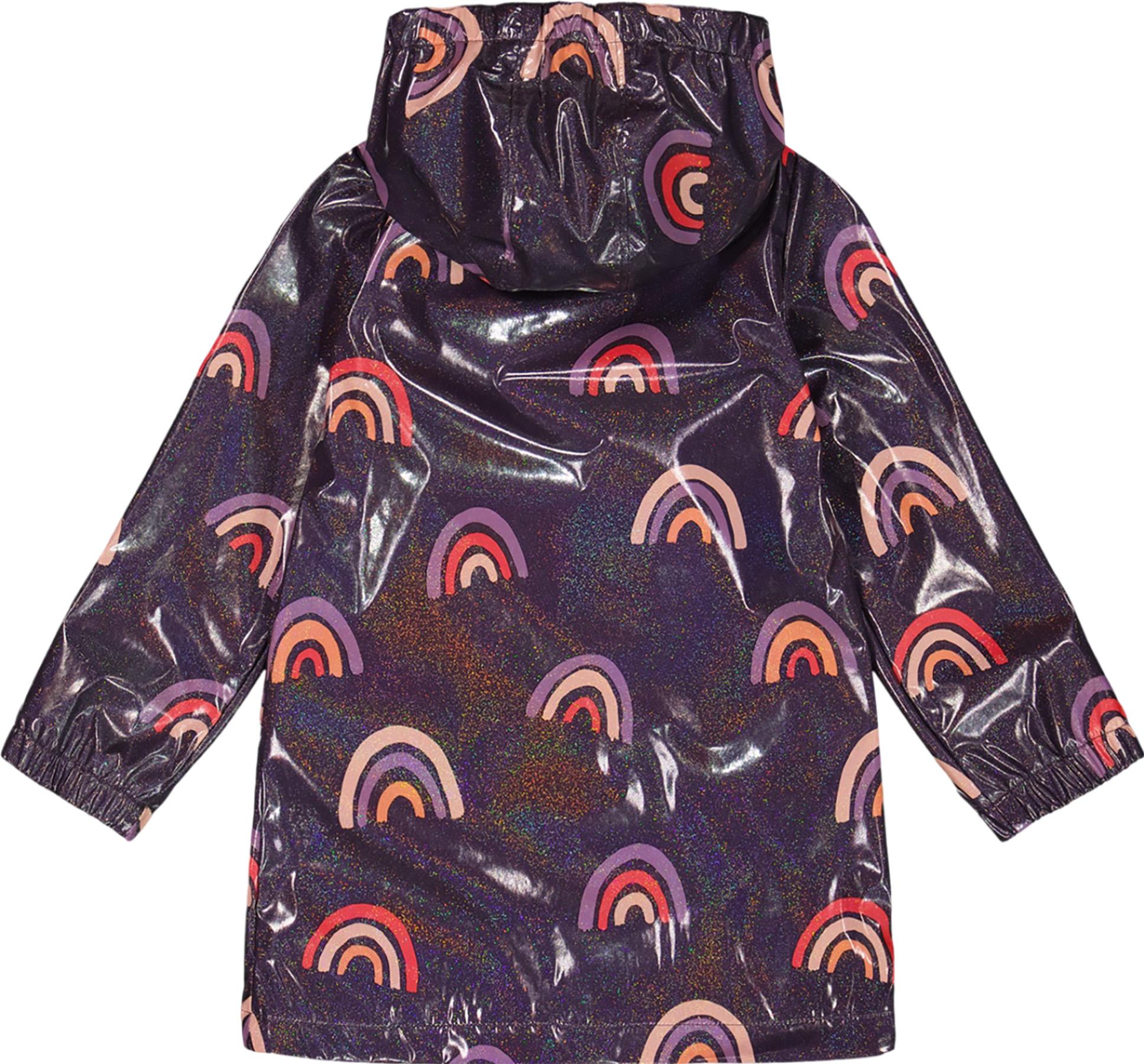 Product gallery image number 2 for product Printed Rain Coat with Hat - Little Girl
