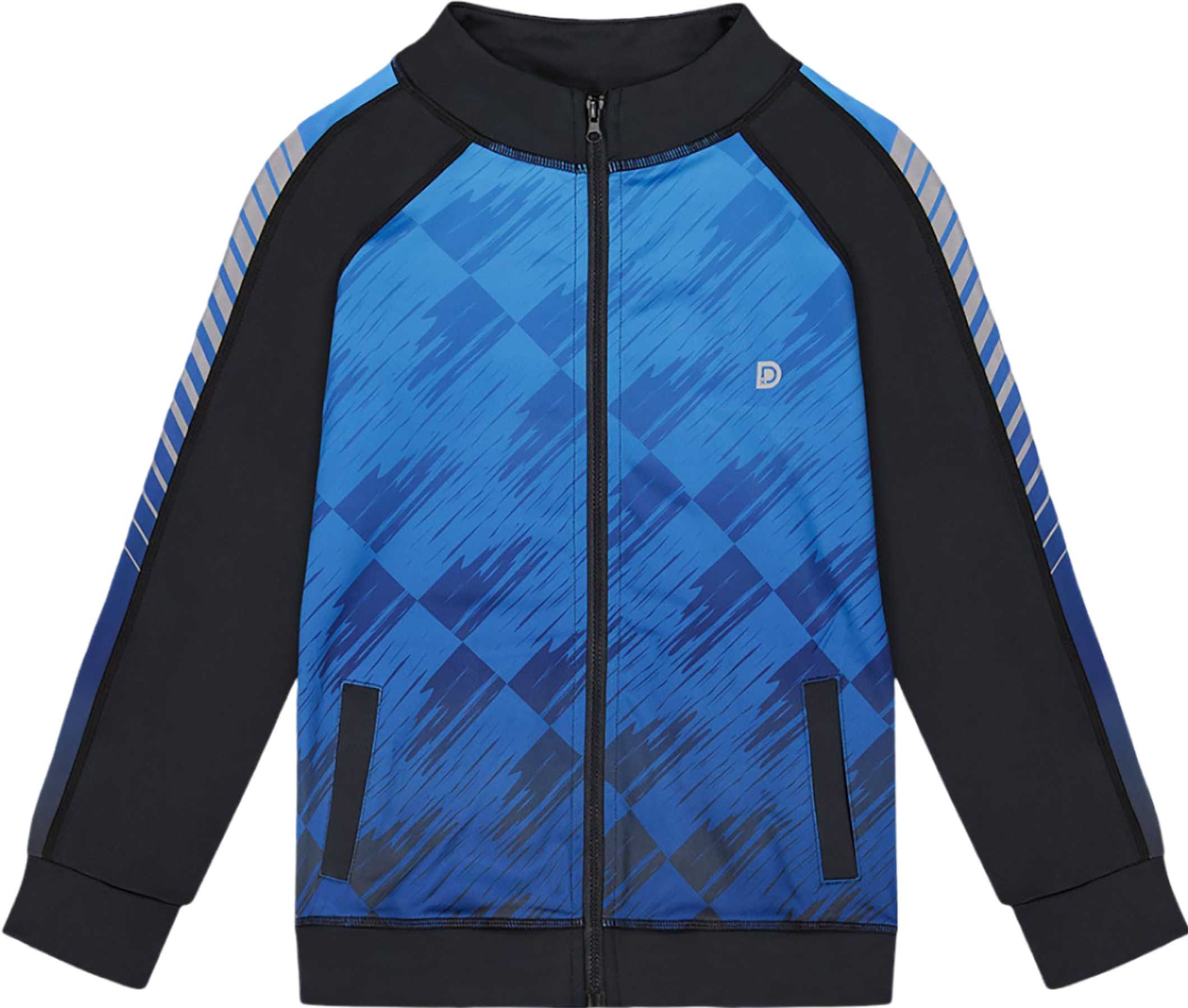 Product image for Printed Full Zip Athletic Cardigan - Big Boy
