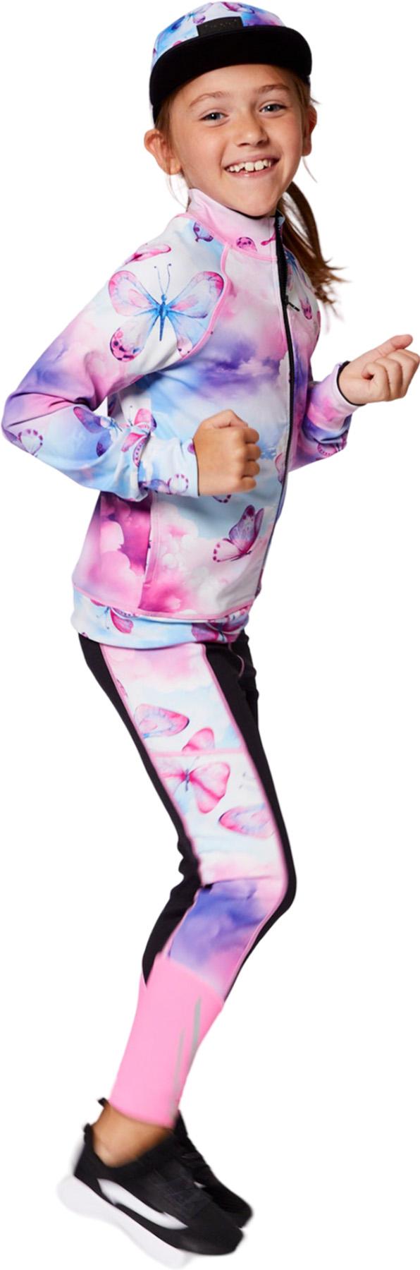 Product gallery image number 4 for product Printed Reversible Full Zip Athletic Cardigan - Big Girl
