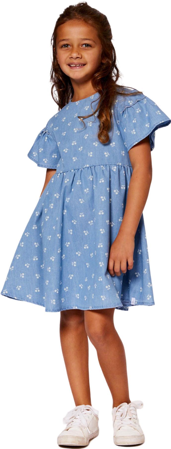 Product gallery image number 4 for product Printed Chambray Dress - Big Girl