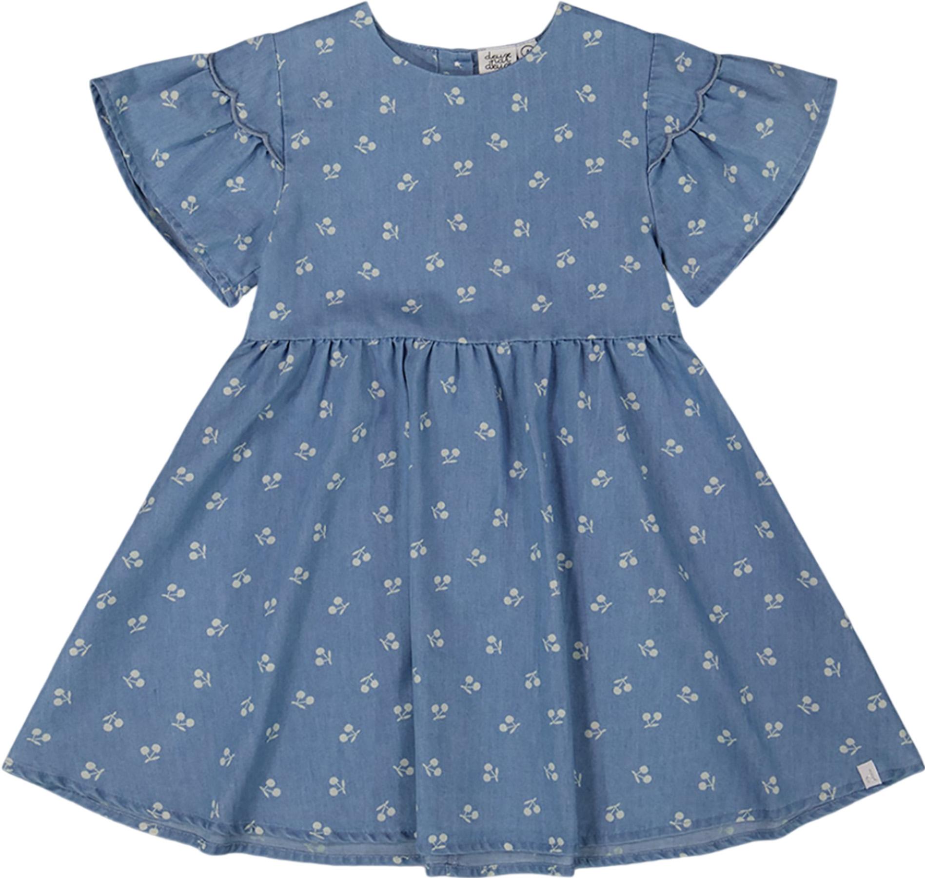 Product gallery image number 1 for product Printed Chambray Dress - Little Girl