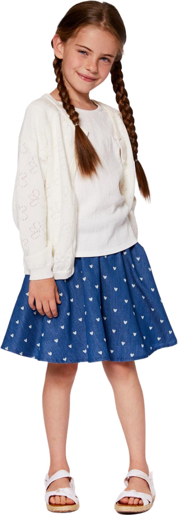 Product gallery image number 2 for product Pointelle Knit Cardigan Sweater - Big Girl