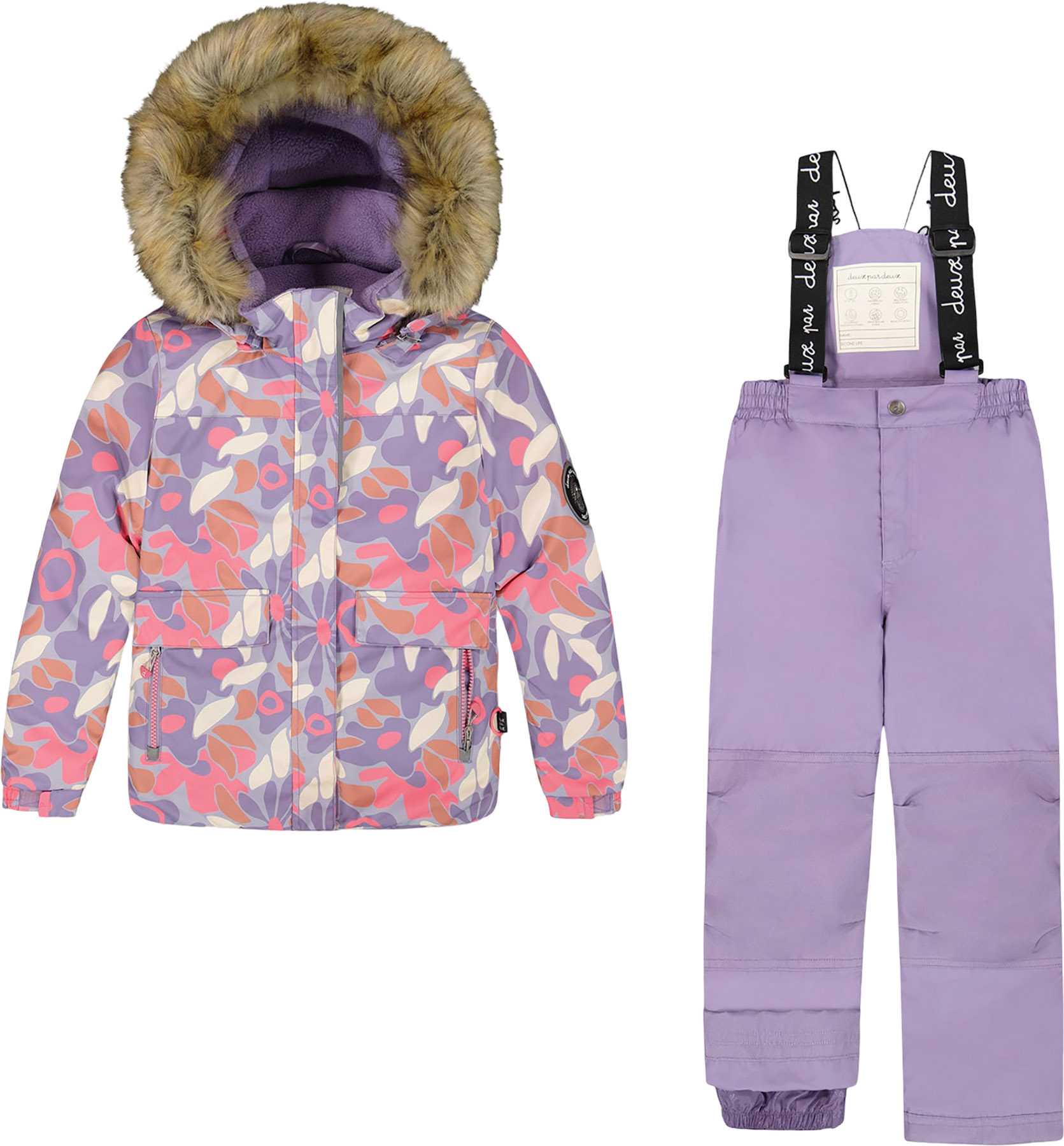 Product image for Discover Two-Piece Snowsuit with Printed Jacket - Little Girl