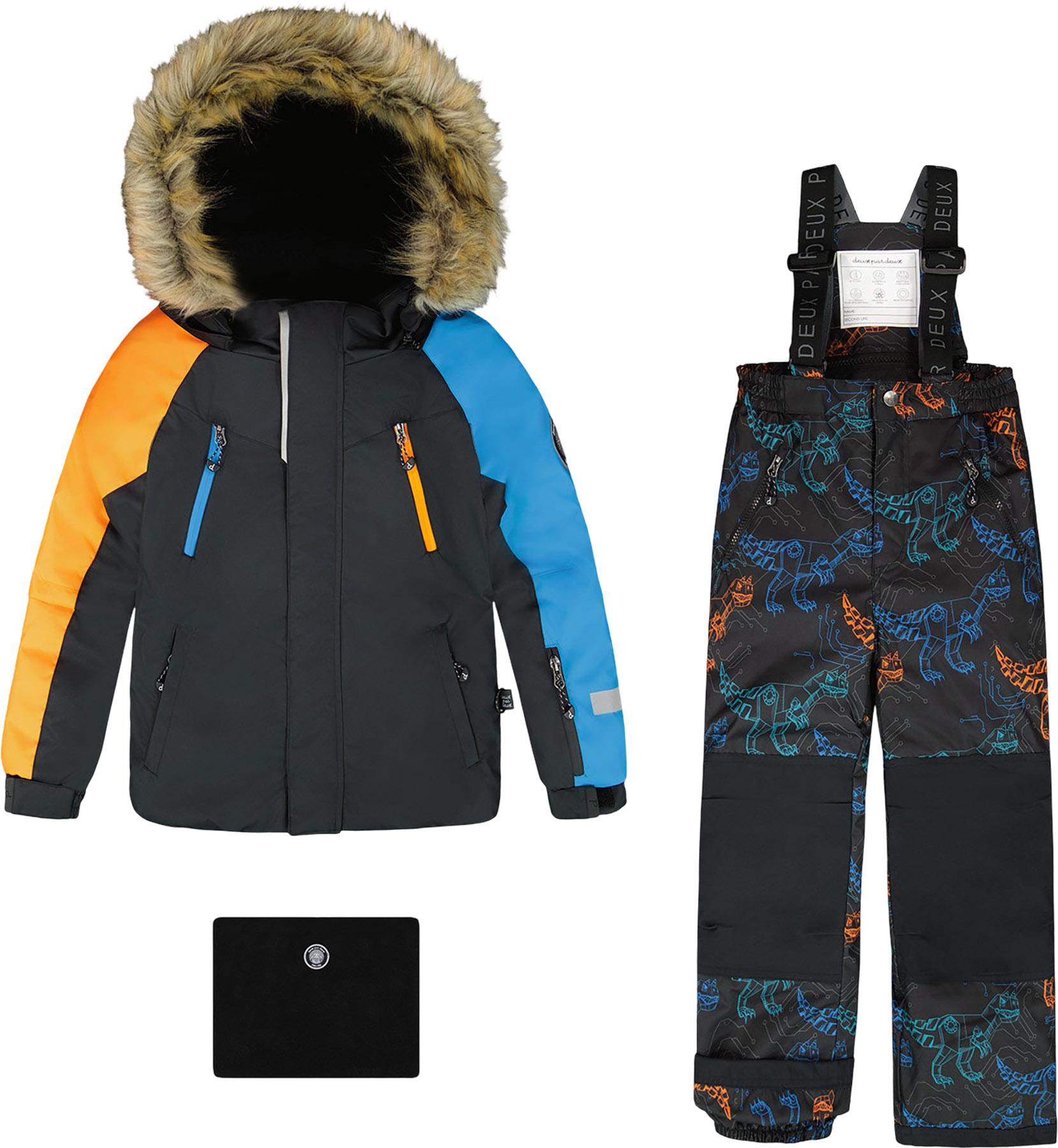 Product gallery image number 1 for product Blue Play Two-Piece Snowsuit with Printed Jacket - Little Boy