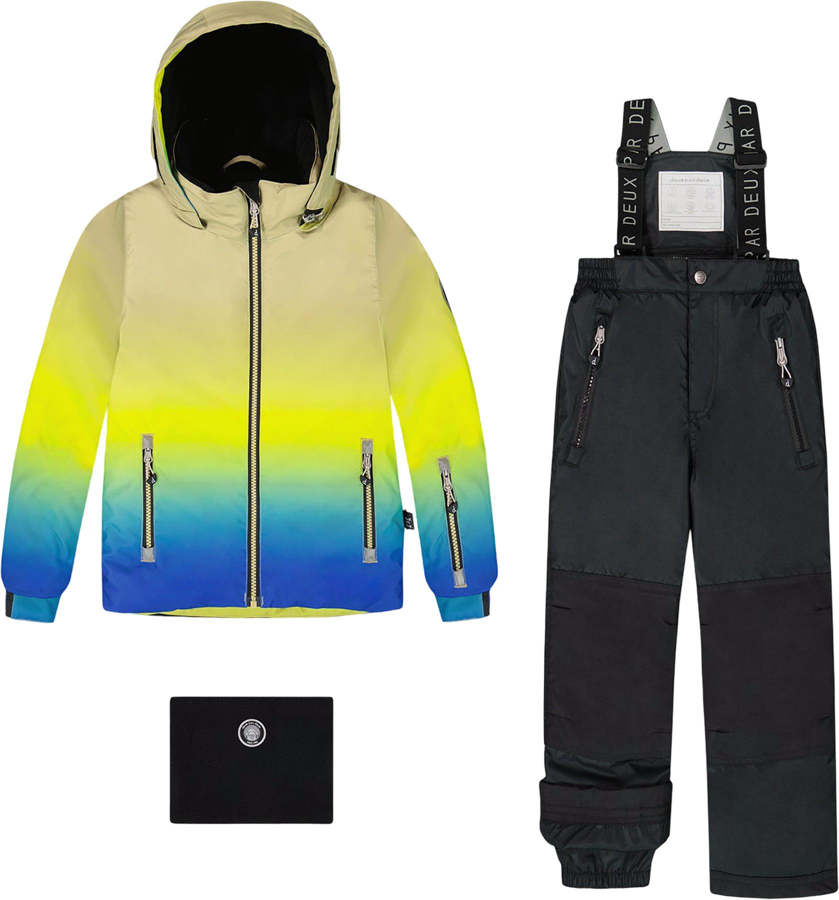 Product gallery image number 1 for product Gradient Black Play Two-Piece Snowsuit with Jacket - Little Boy