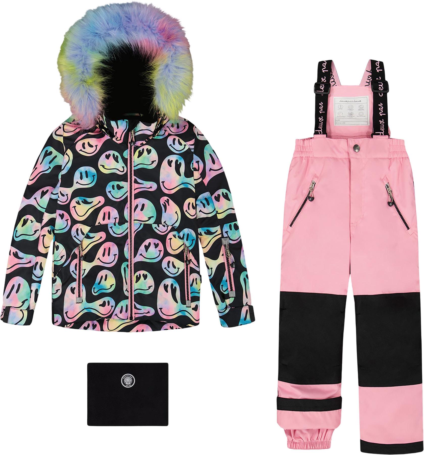 Product gallery image number 1 for product Pink Play Two-Piece Snowsuit with Printed Jacket - Little Girl