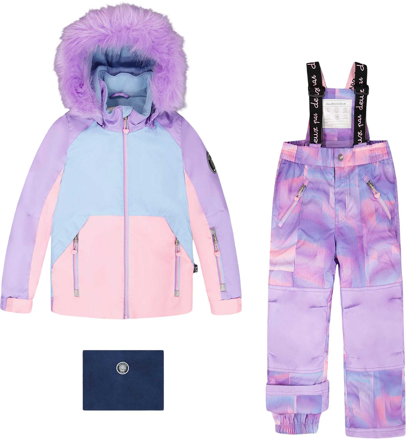 Product image for Light Blue Play Two-Piece Snowsuit - Big Girl