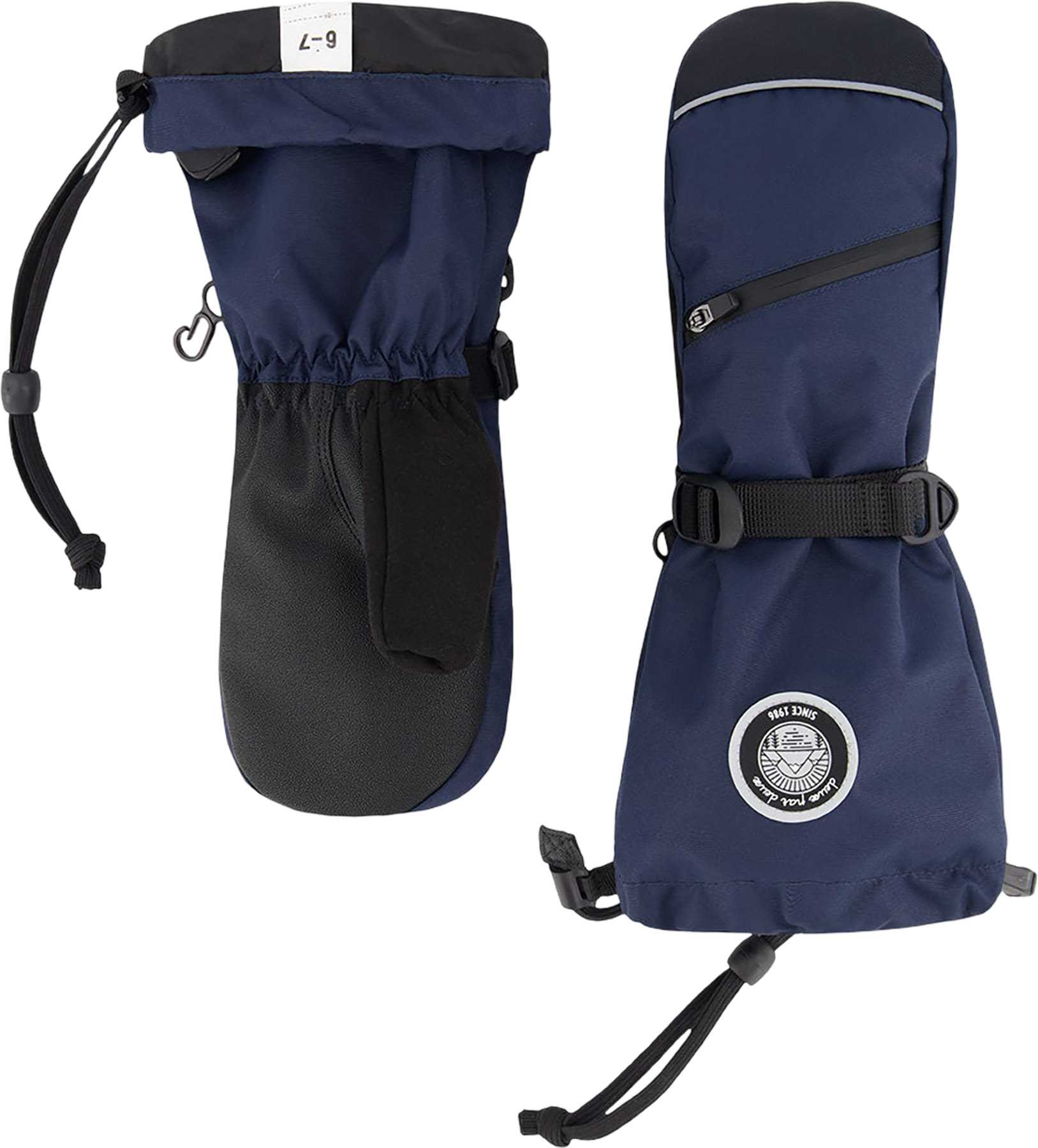 Product image for Watercolor Flower Teknik Winter Mittens - Kids