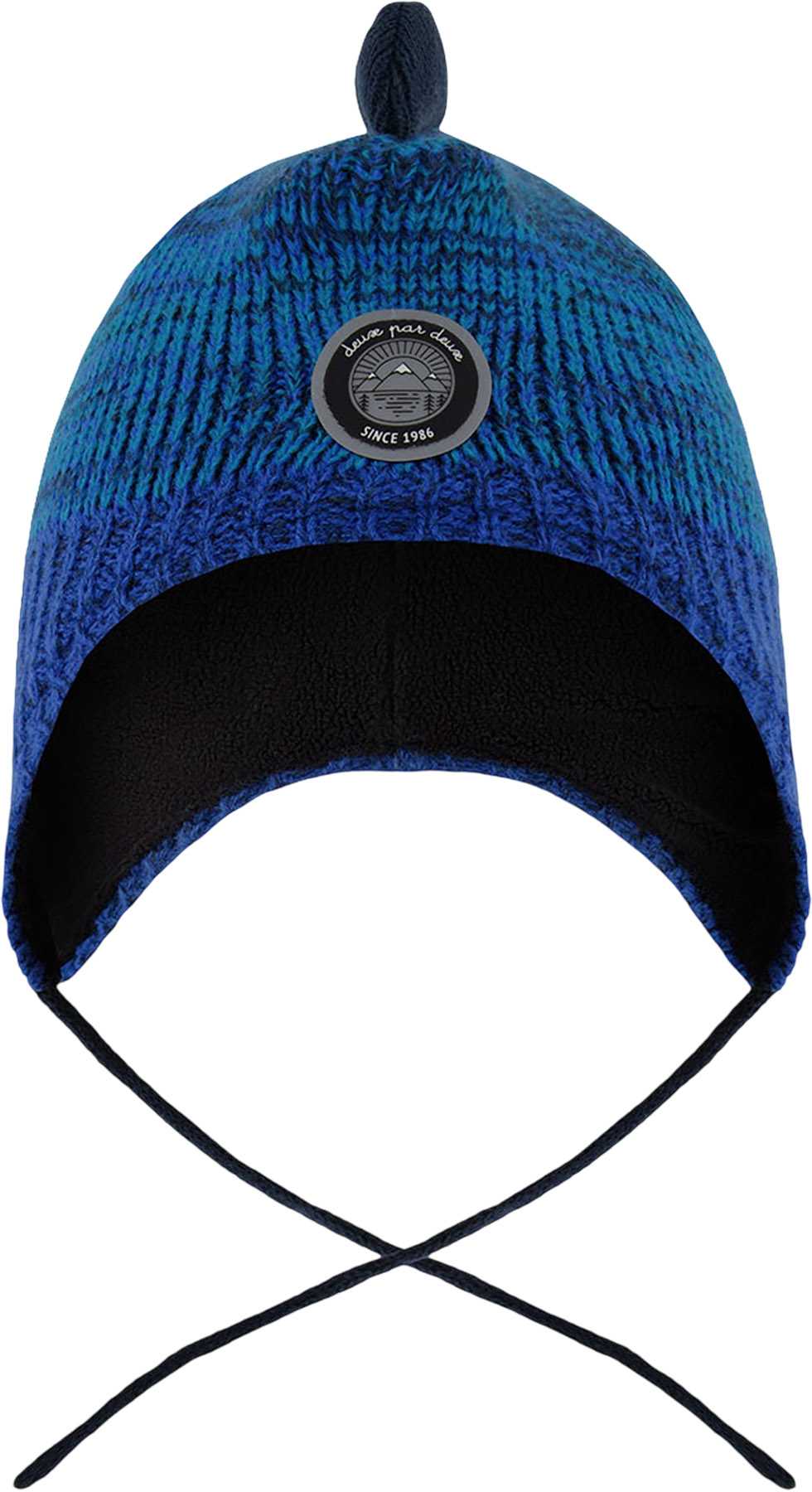 Product image for Lined Dino Peruvian Knit Winter Hat with Pompom - Little Boy