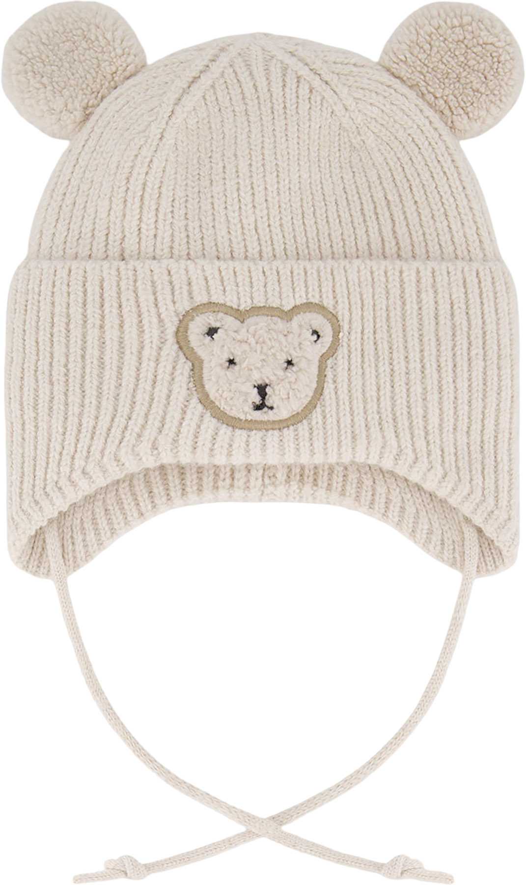 Image de produit pour Tuque tricoté doublé avec cache-oreilles - Bébé