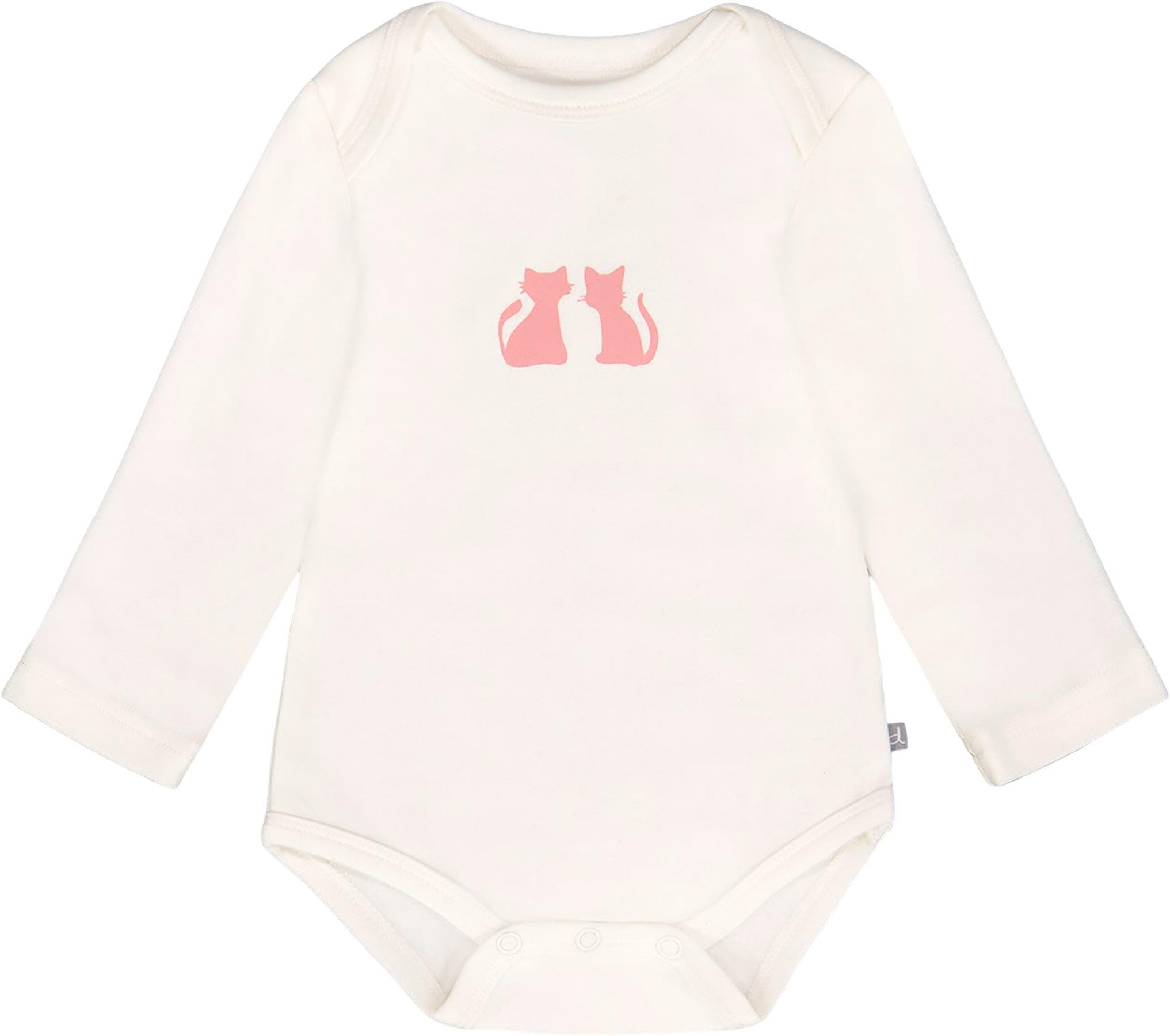 Product gallery image number 1 for product Organic Cotton Long Sleeve Romper - Baby Girl