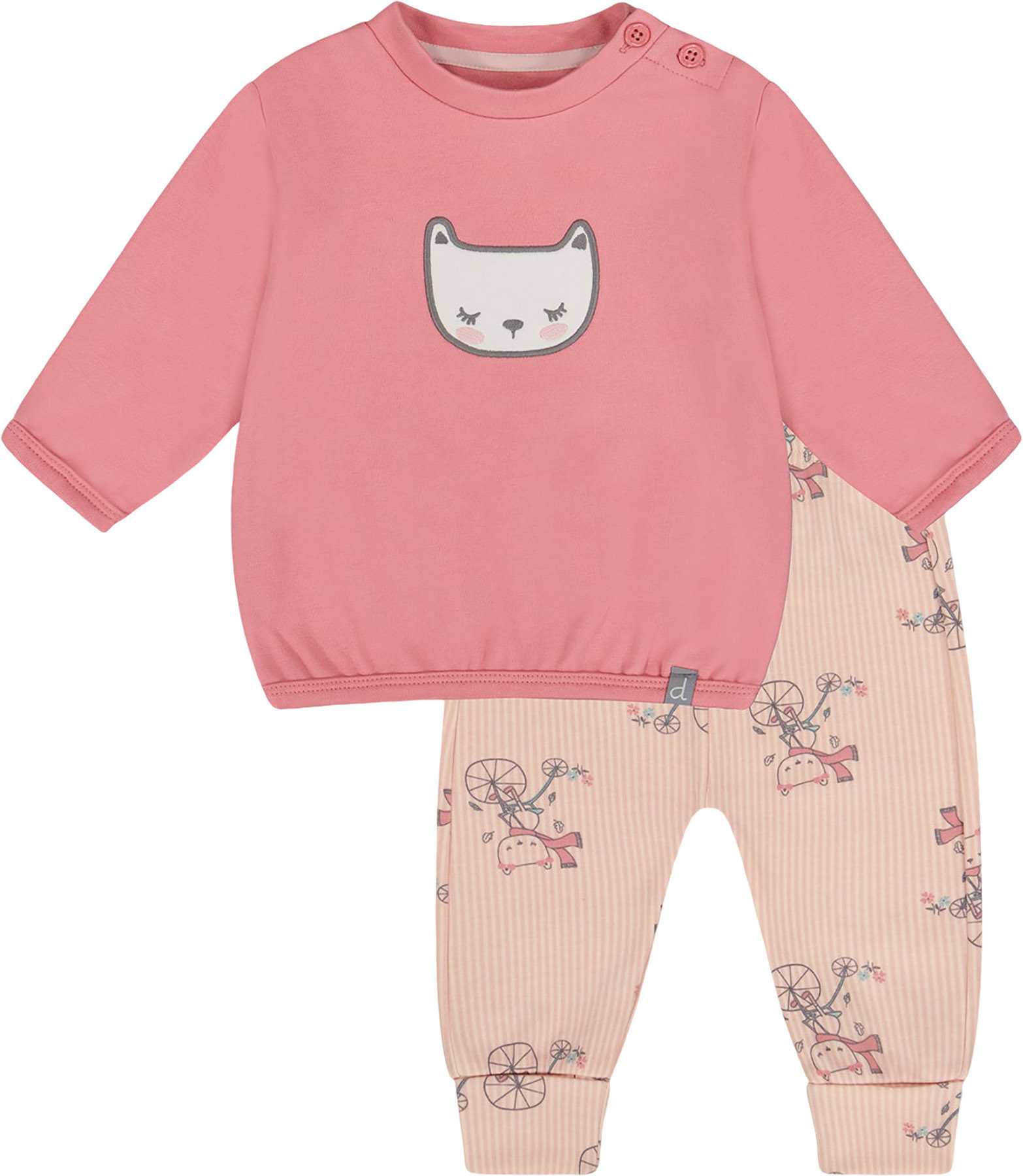 Product image for Organic Cotton Pant with Top Set - Baby Girl