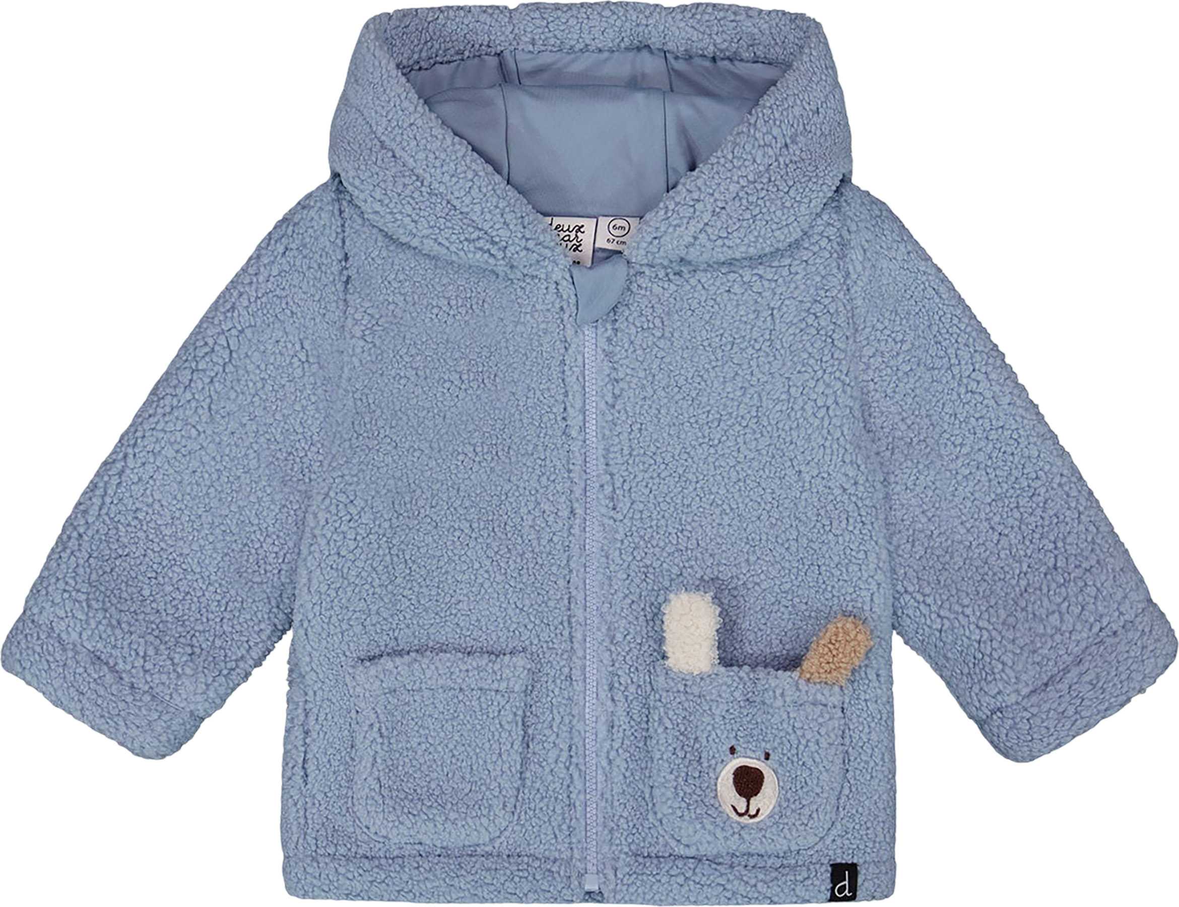 Product image for Plush Hooded Jacket - Baby Boy