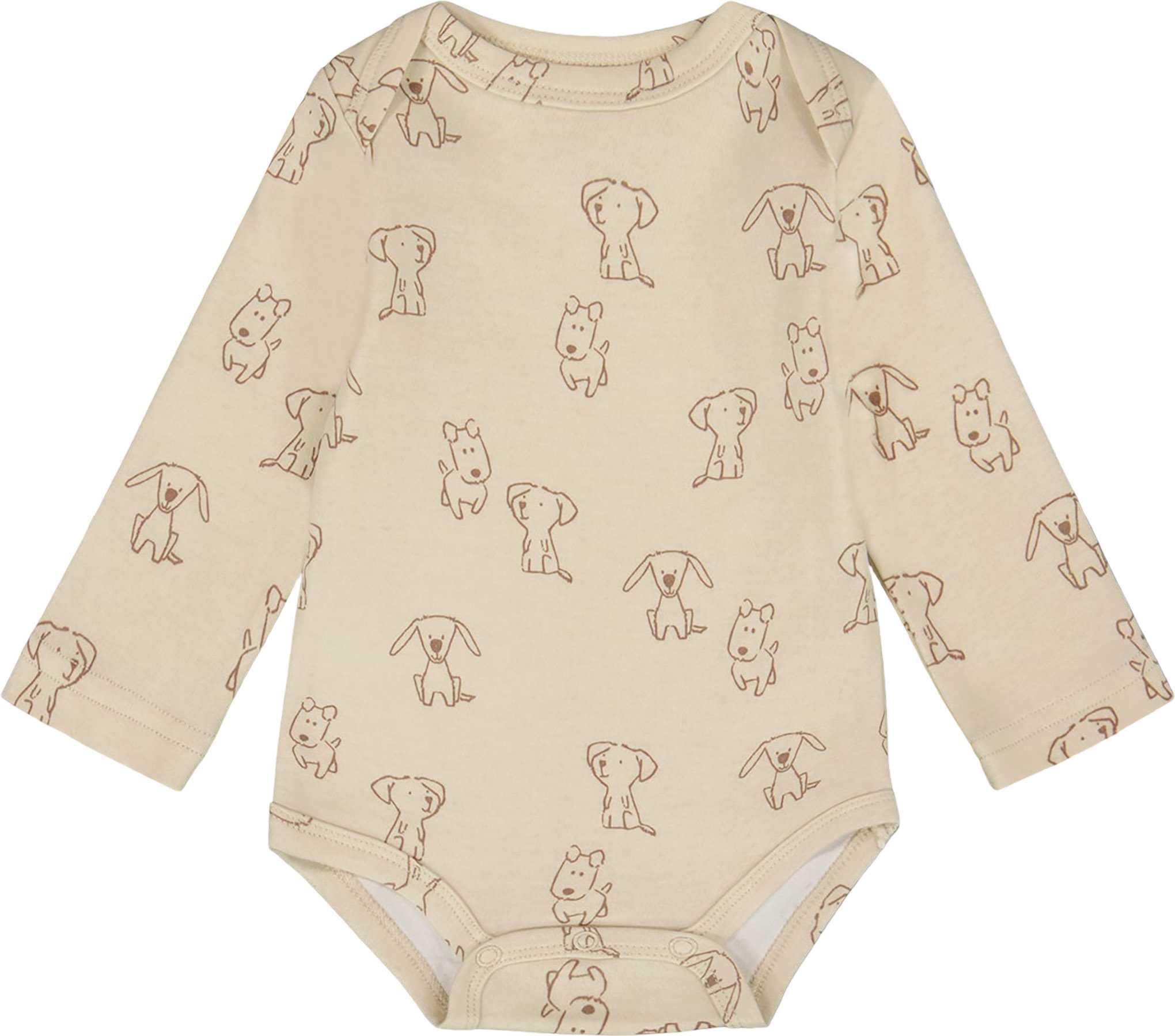 Beige Puppy Print