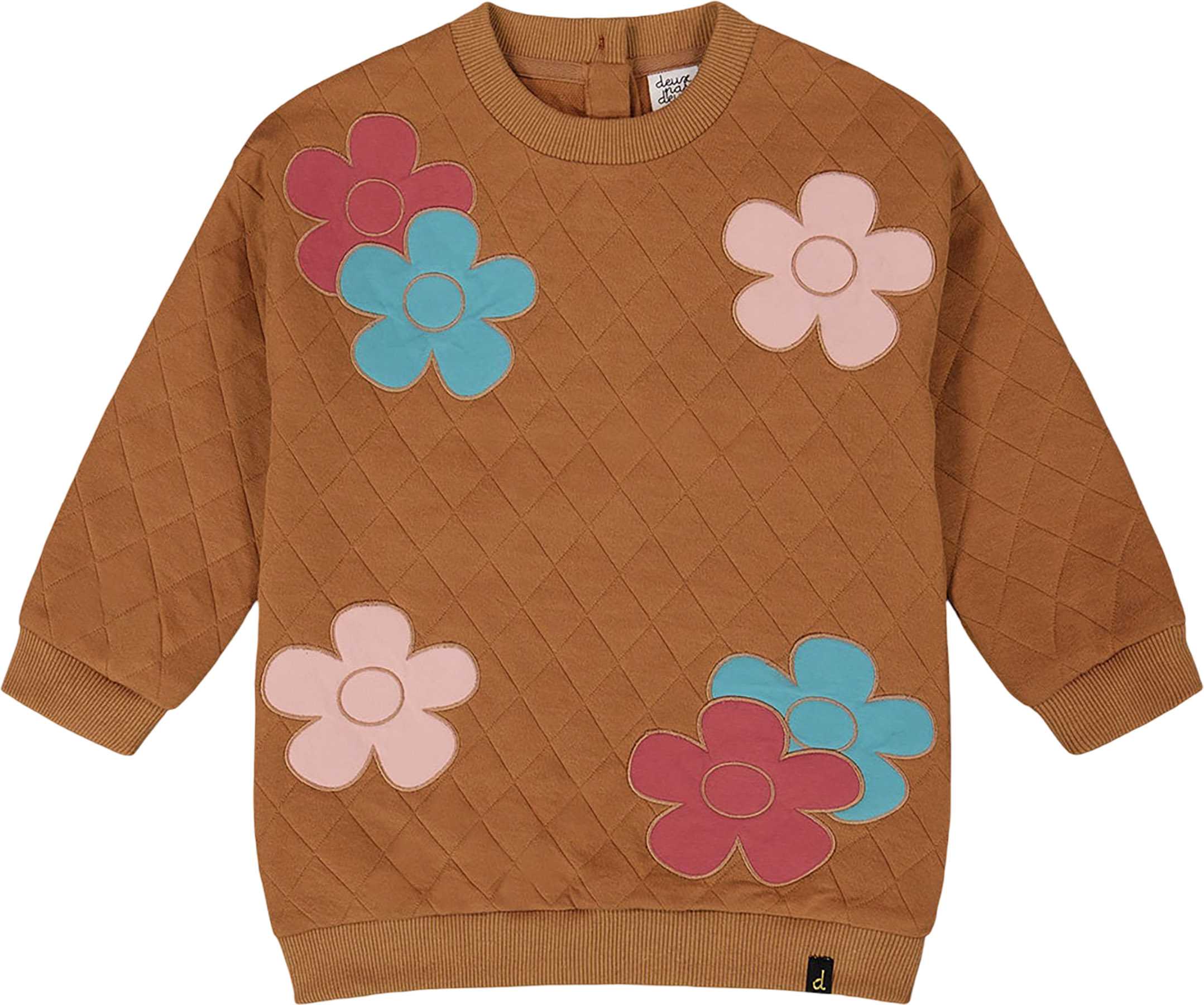 Product image for Quilted Tunic with Flowers - Little Girl