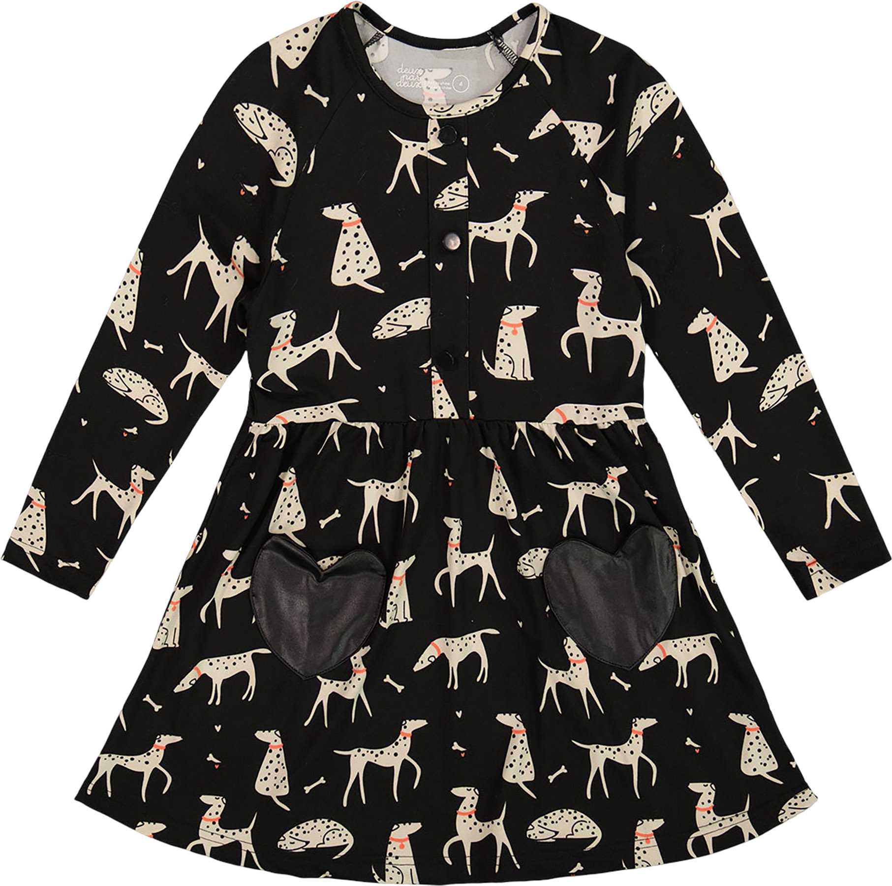 Image de produit pour Robe en jersey avec boutons - Grande fille