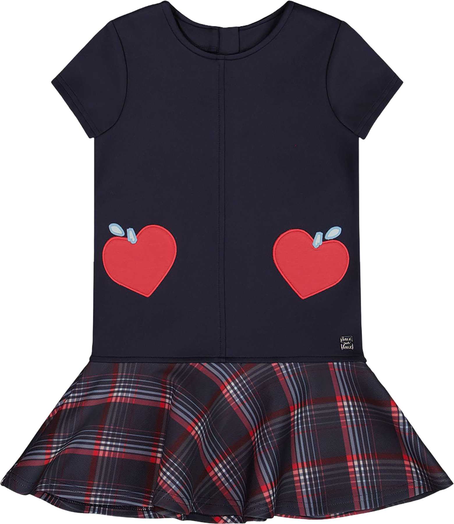 Product image for Milano Dress with Plaid Flounce - Little Girl