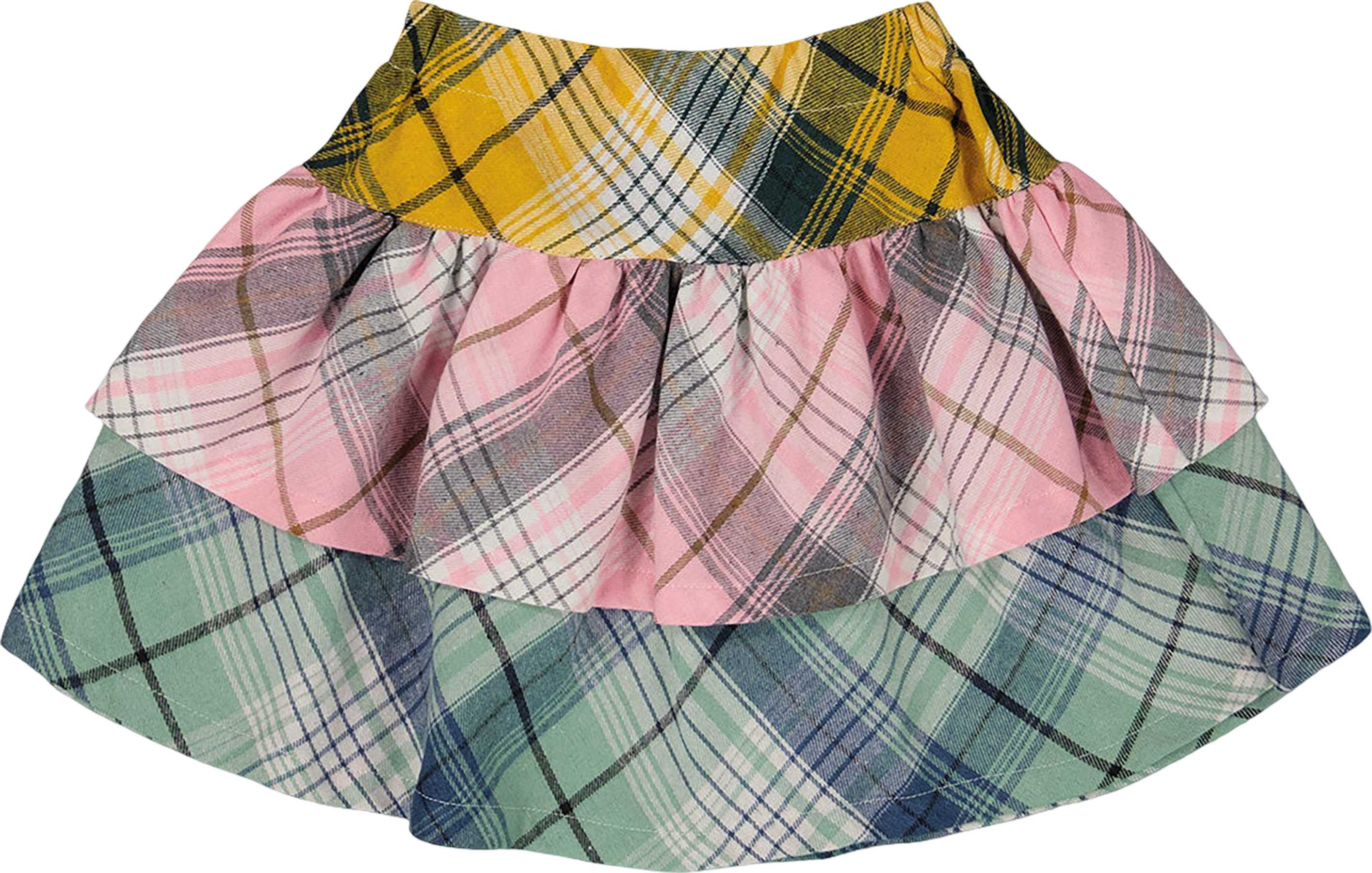 Product image for Two-Tiered Flannel Skirt - Big Girl