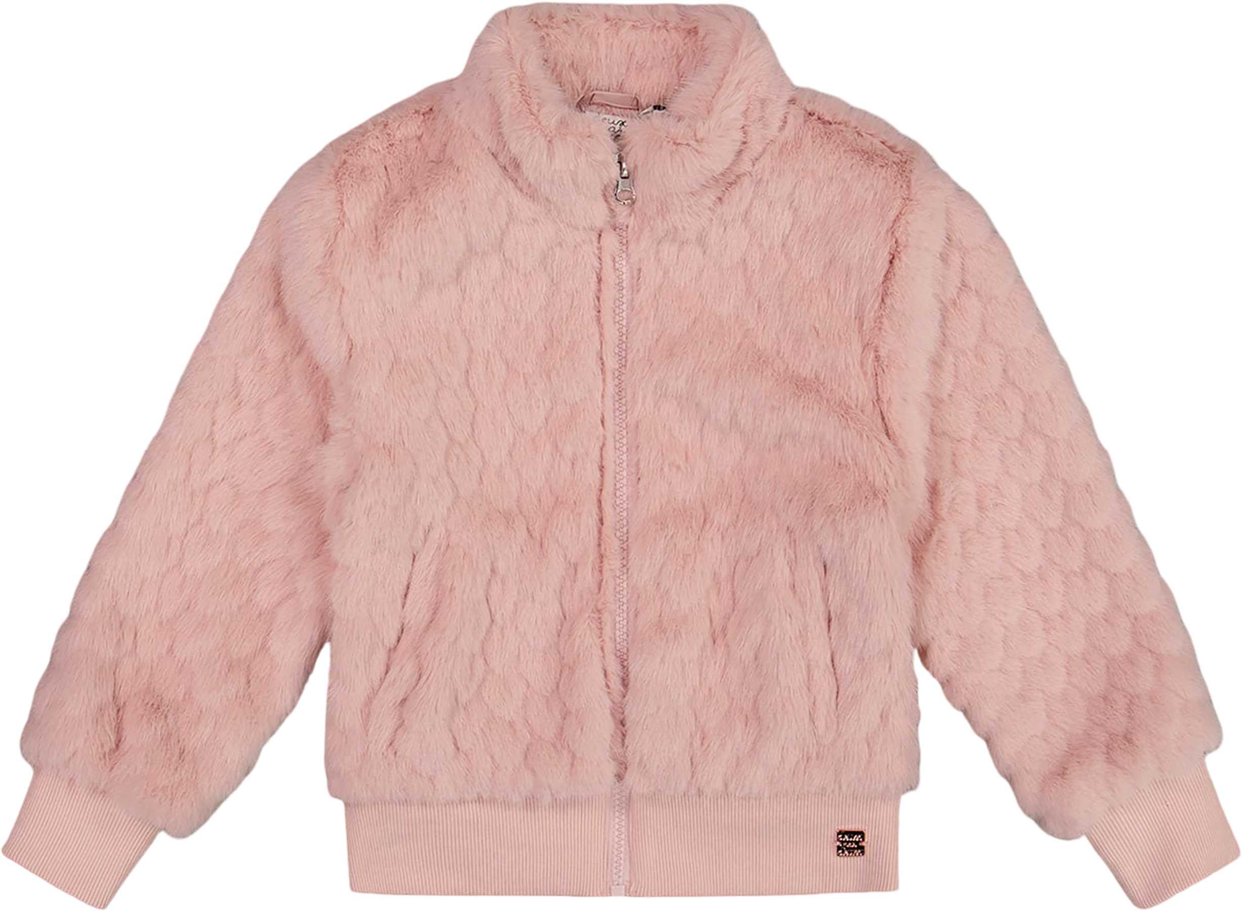 Product image for Faux Fur Jacquard Jacket - Big Girl