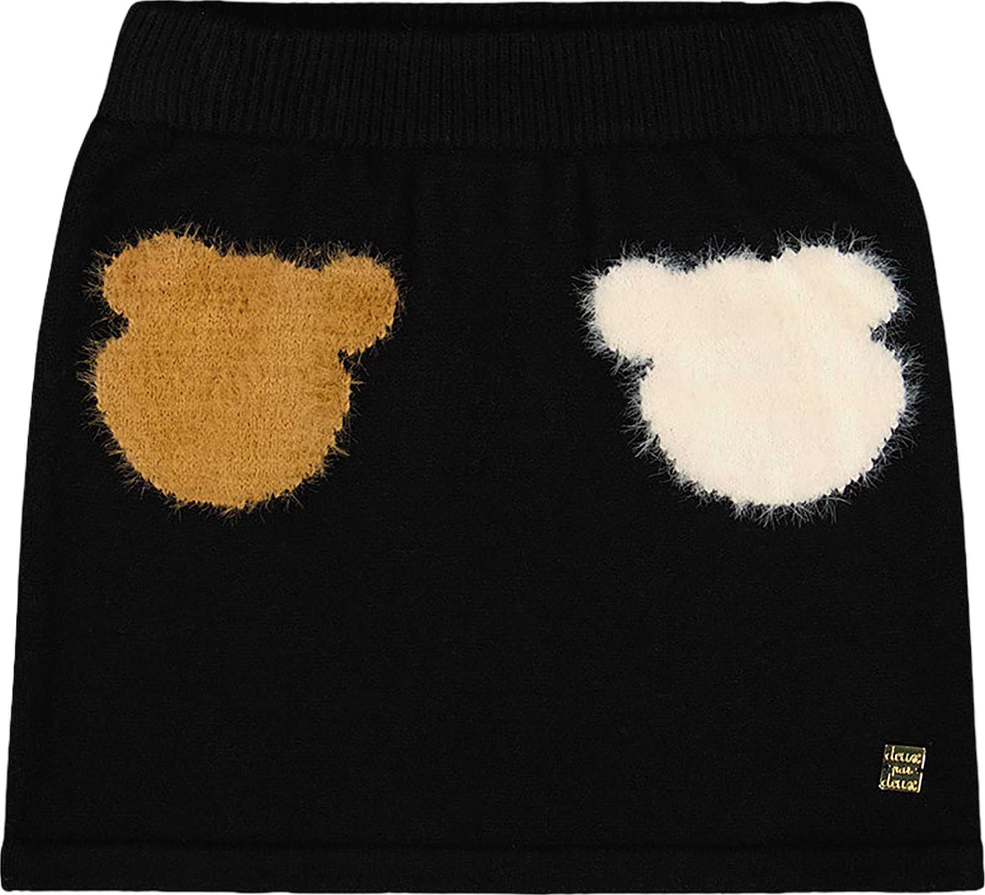 Product image for Knitted Skirt with Bear Intarsia - Little Girl