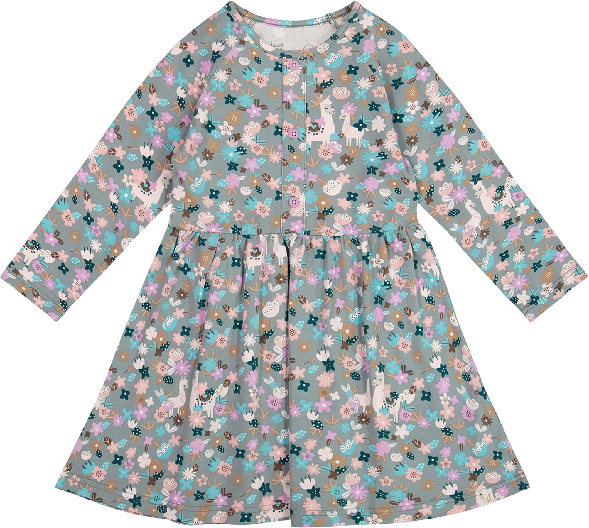 Product image for Half Button Organic Cotton Dress - Big Girl