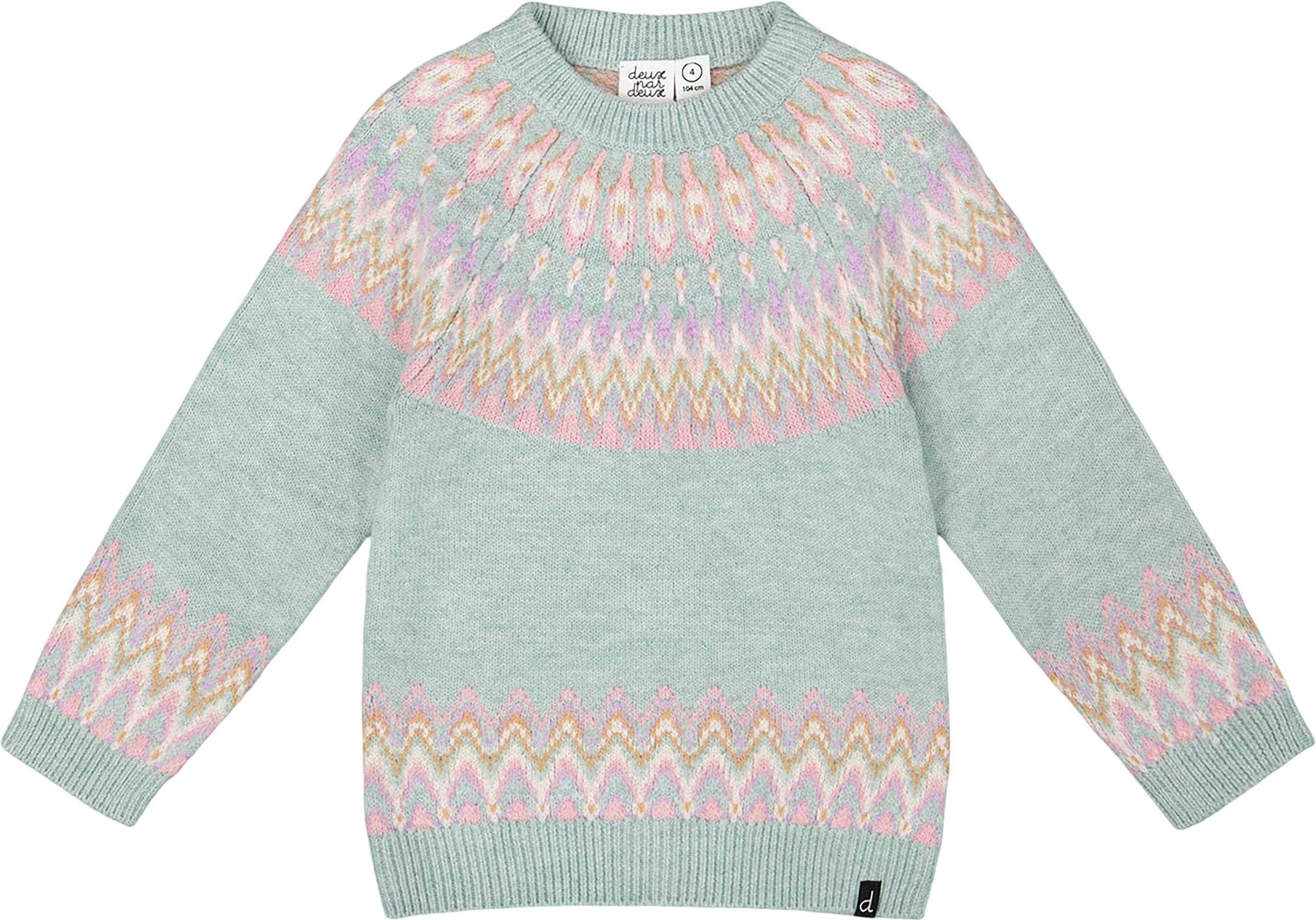 Product image for Sweater with Norwegian Jacquard - Big Girl