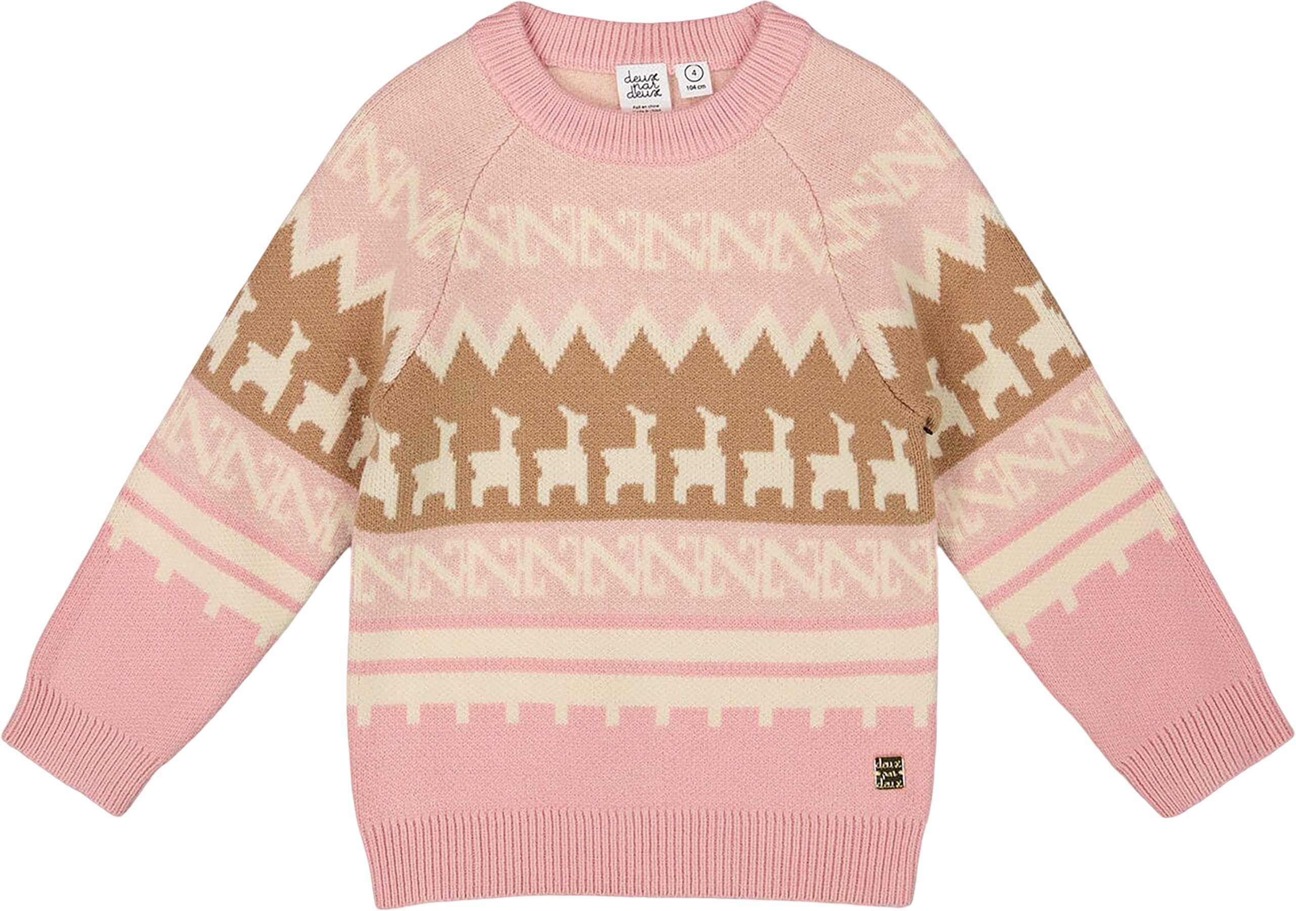 Product image for Llama Jacquard Sweater - Big Girl