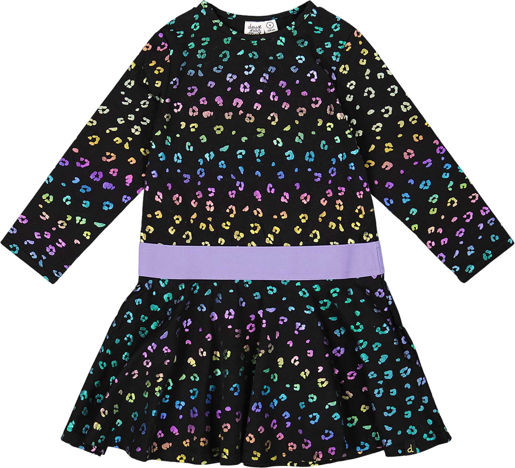 Product image for Multicolor Leopard Jersey Dress - Big Girl