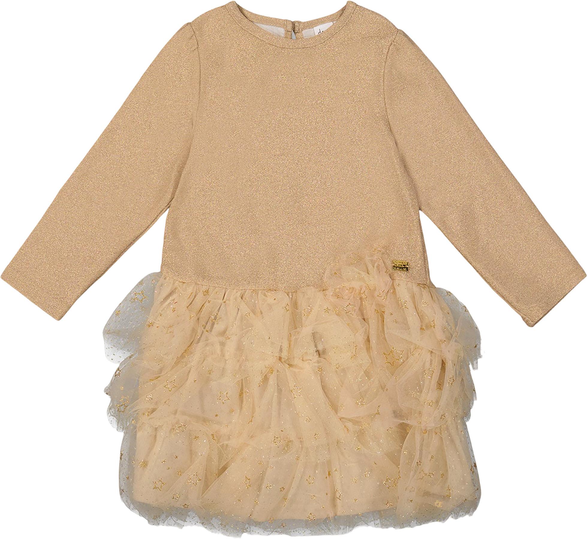Product image for Robe de fête à jupe en tulle scintillante - Petite fille