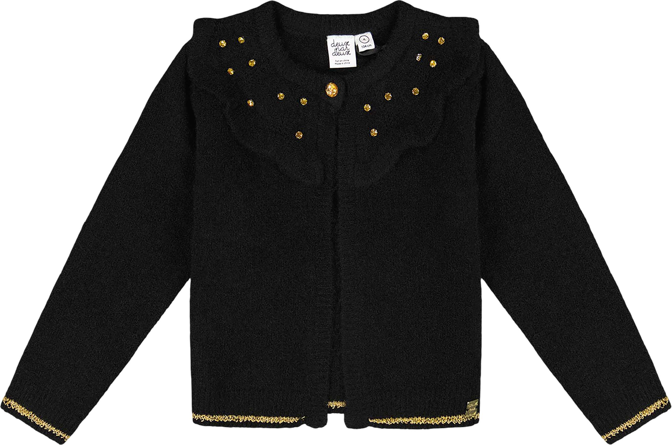 Product image for Knitted Cardigan with Rhinestones - Little Girl