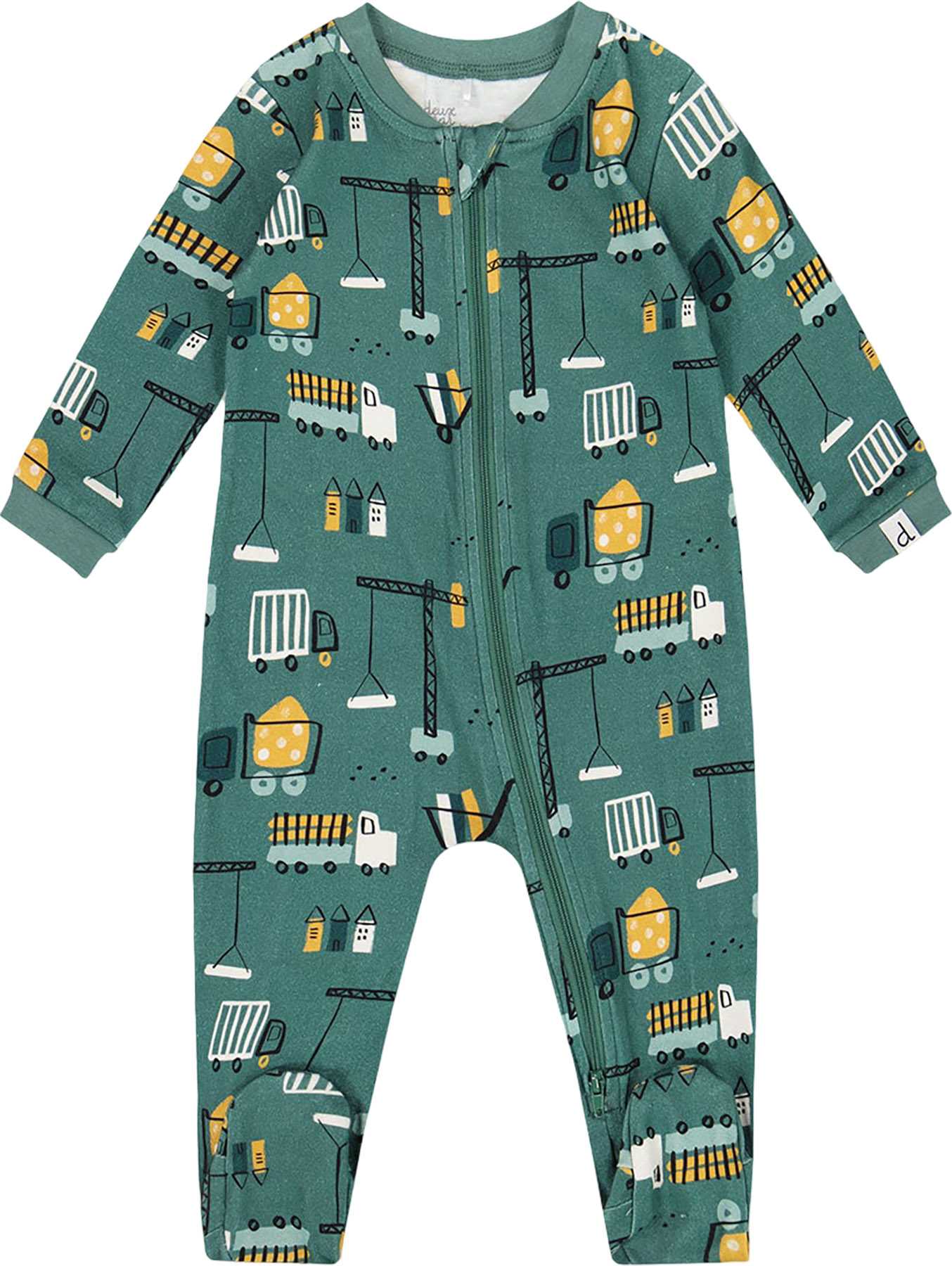 Teal Construction Print