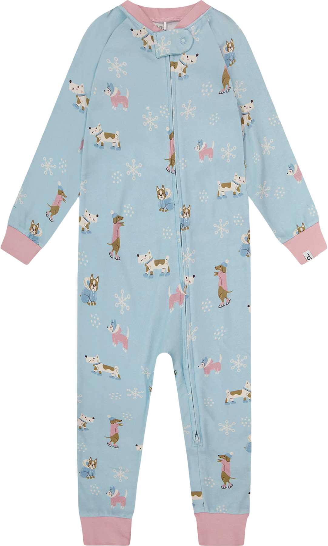 Product image for Organic Cotton Interlock One-Piece Pajama - Little Girl