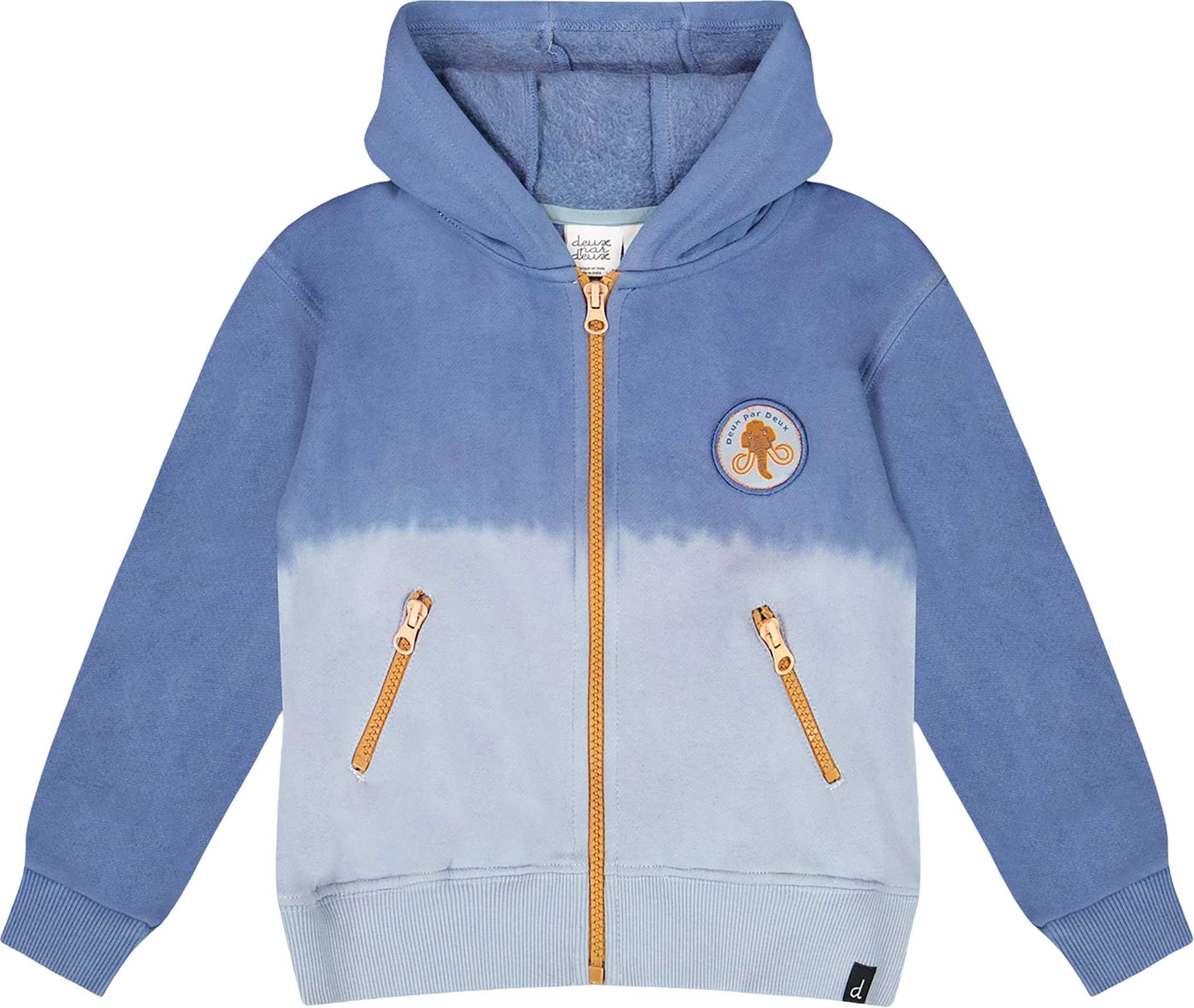 Product image for Blue Full Zip Hooded Fleece Jacket - Little Boy