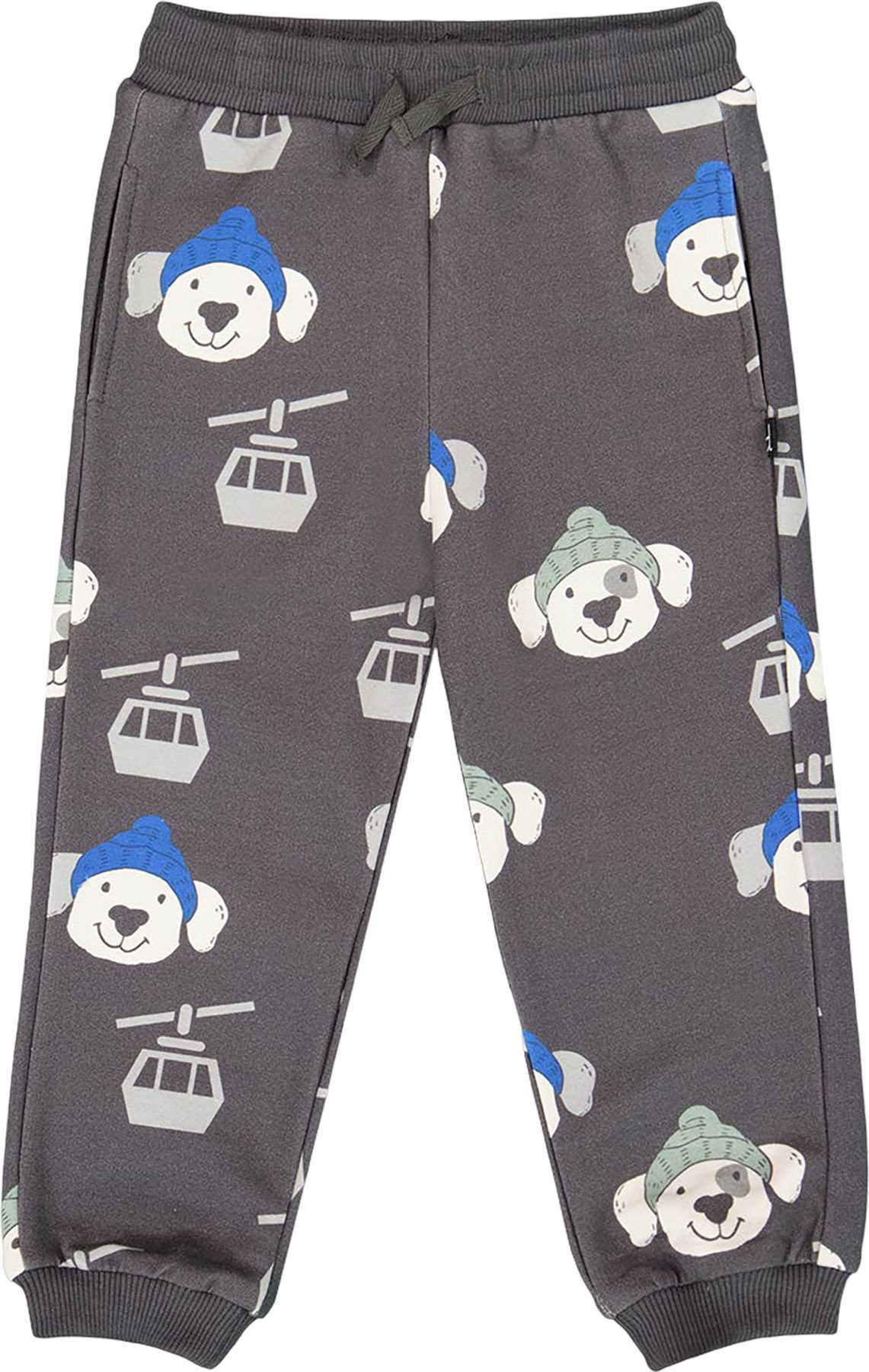 Product image for Gray Dog Print Fleece Sweatpants - Baby Boy