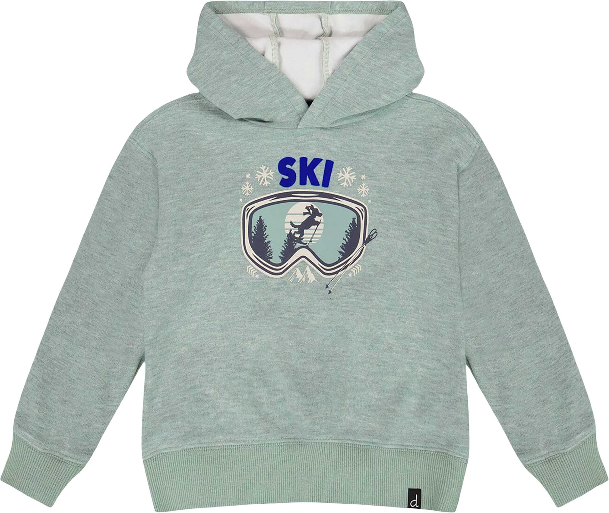 Image de produit pour Chandail en molleton à capuchon en jersey brossé ultra-doux avec imprimé graphique - Petit garçon