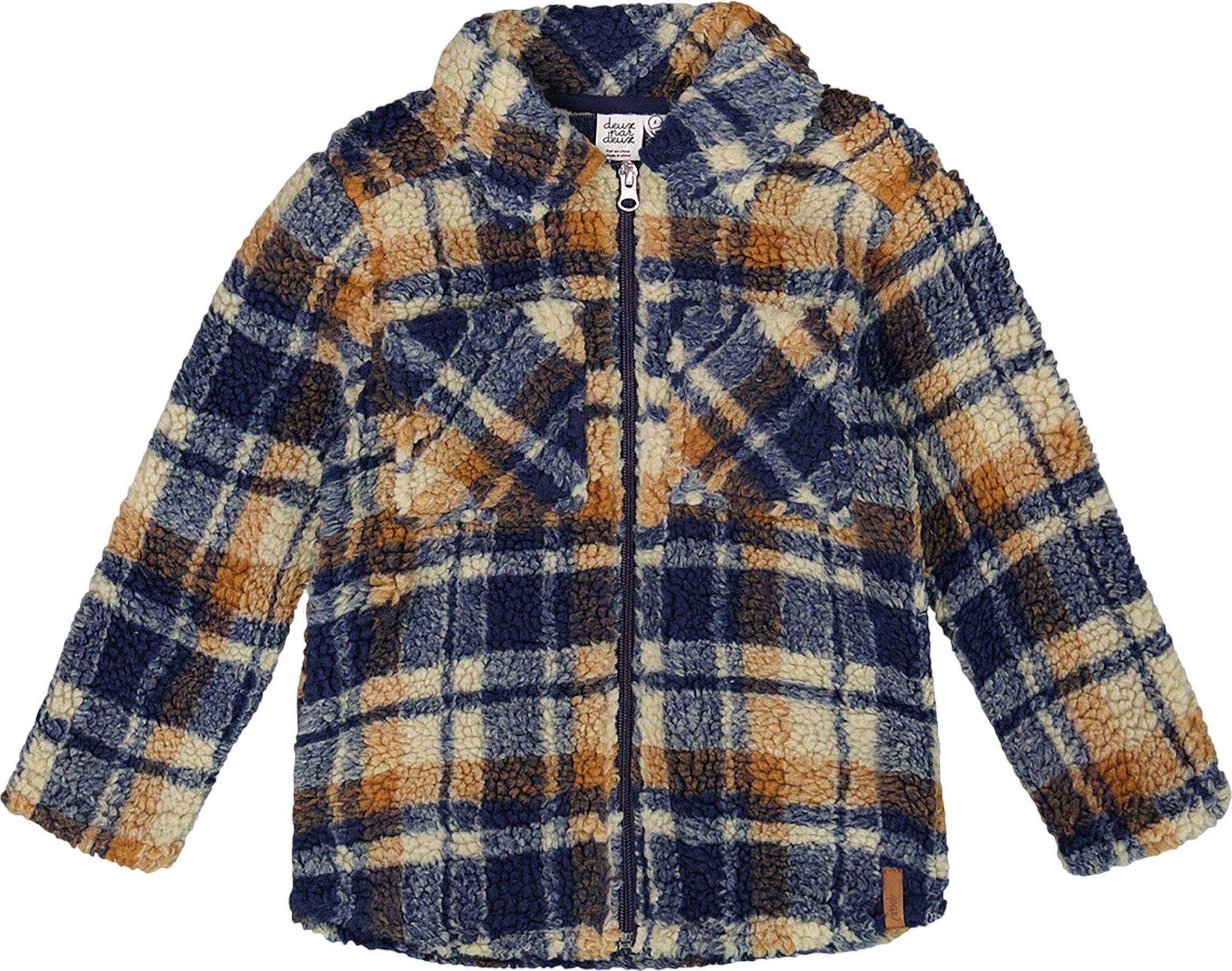 Product gallery image number 1 for product Sherpa Long Sleeve Zip Front Overshirt - Big Boy