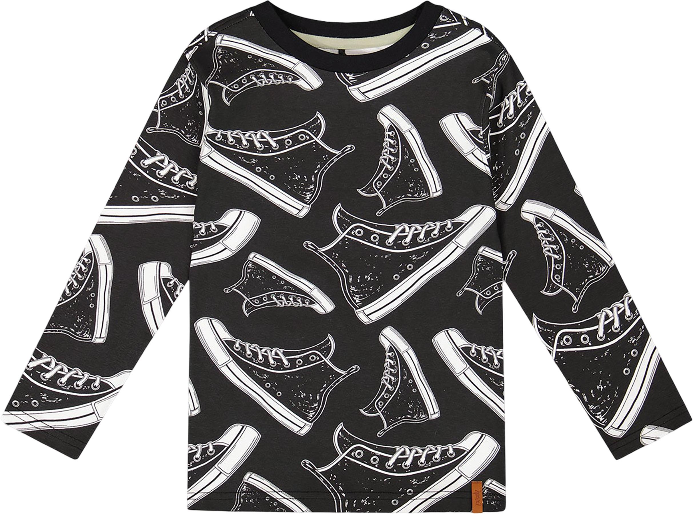 Product gallery image number 1 for product Long Sleeve Organic Cotton Allover Print T-Shirt - Little Boy