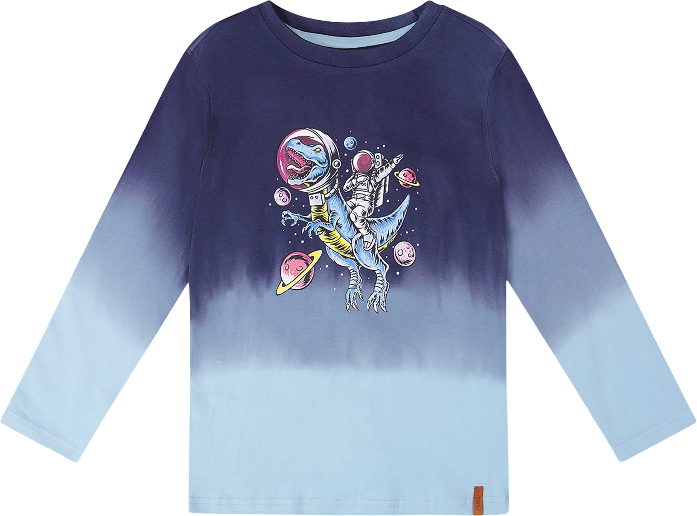 Product image for Long Sleeve Organic Cotton Gradient Jersey T-Shirt - Little Boy