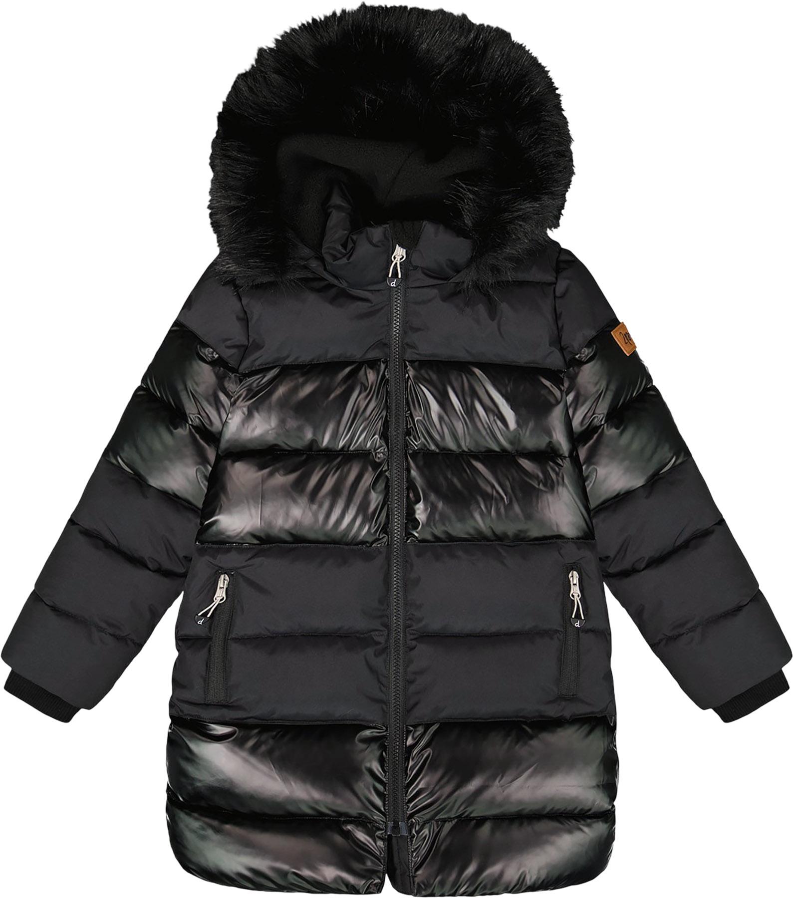 Product gallery image number 1 for product Long Metallic Puffy Coat - Little Girl