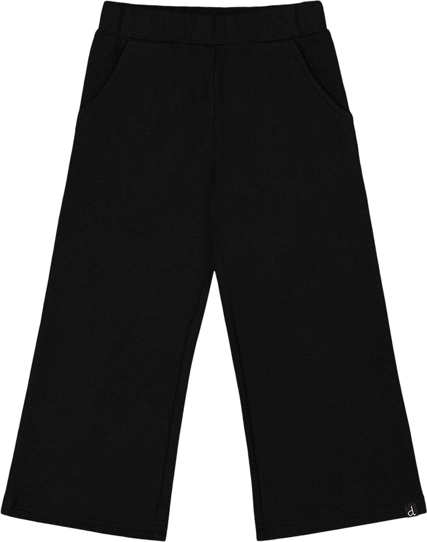 Image de produit pour Pantalon évasé en tricot gaufré - Petite fille