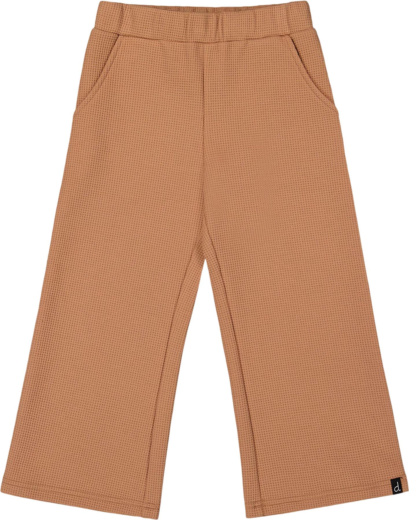 Product image for Pantalon évasé en tricot gaufré - Petite fille
