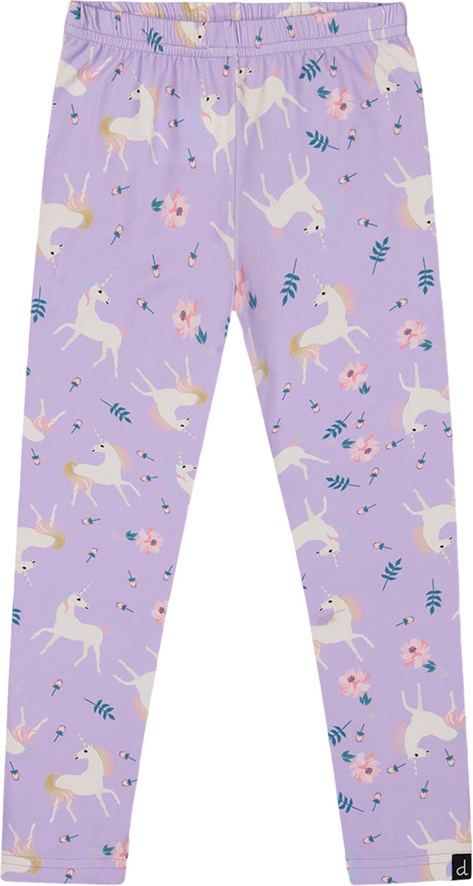 Product image for Legging en jersey extensible Lilac Licorne - Petite fille